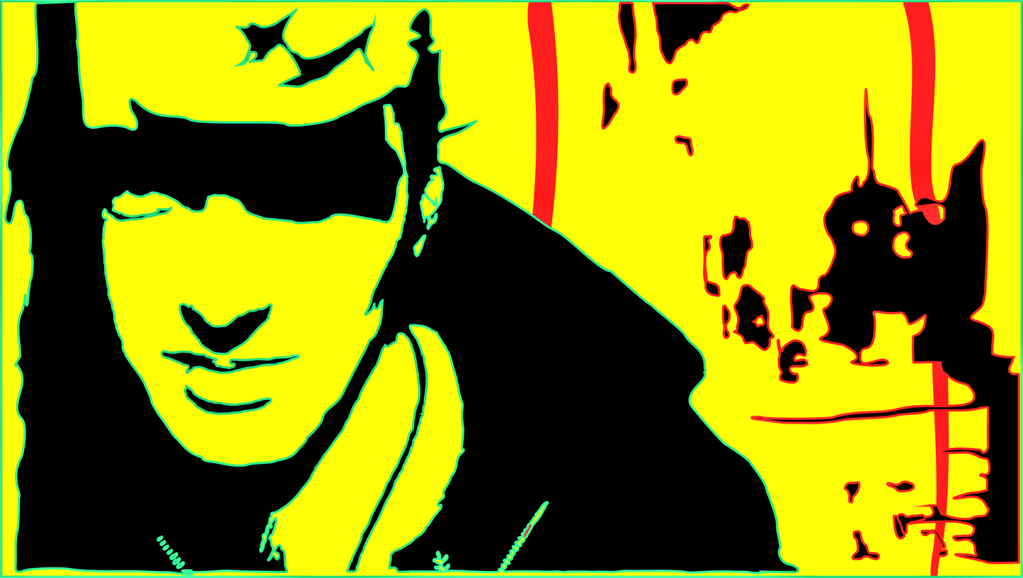 T-shirt featuring a portrait of Joe Strummer, lead singer of The Clash.