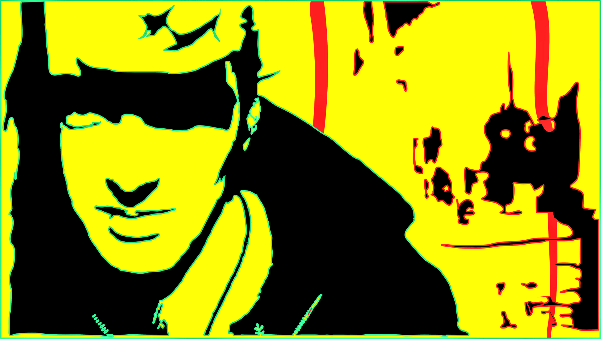 T-shirt featuring a portrait of Joe Strummer, lead singer of The Clash.