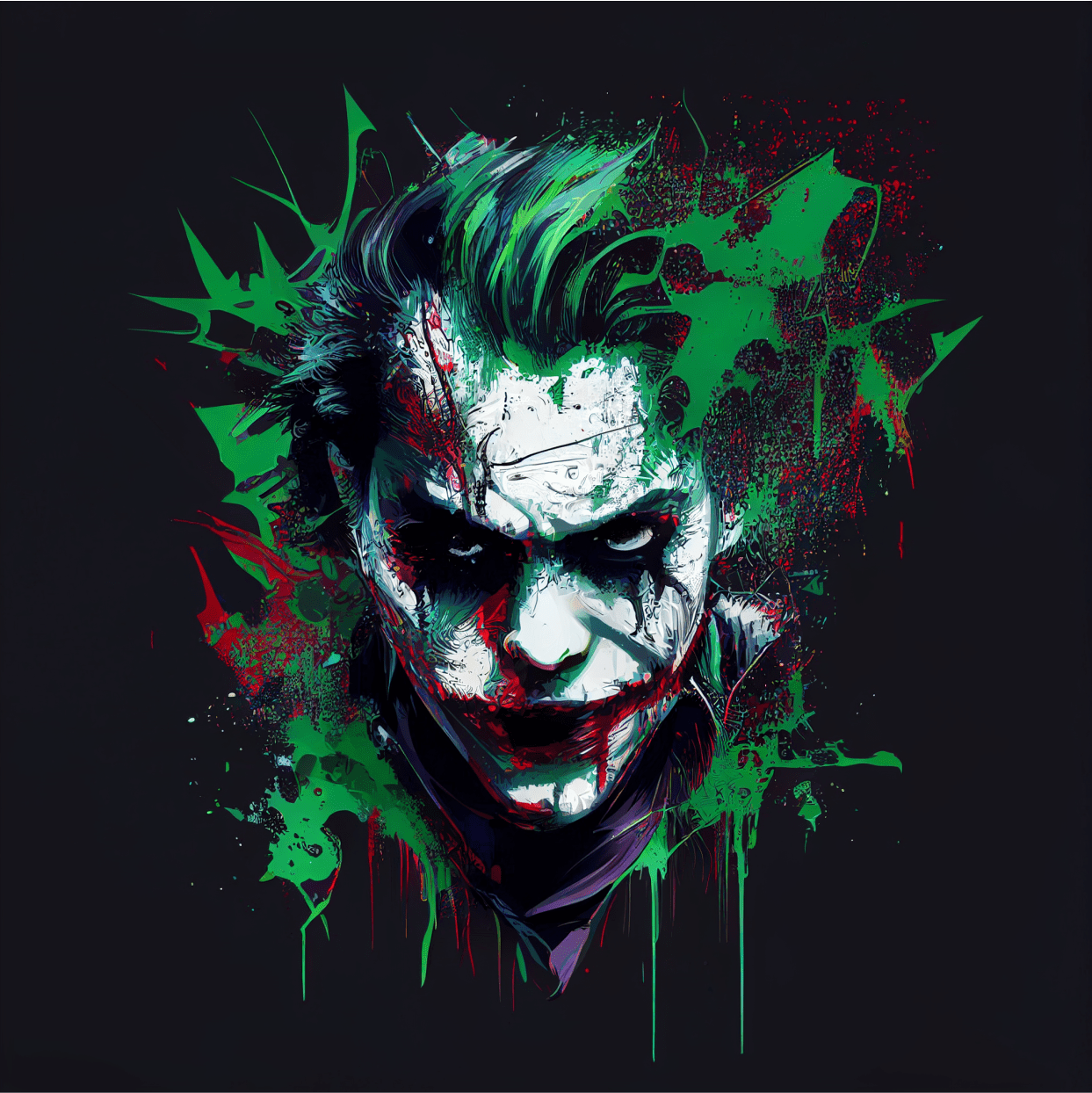 The Joker Street Art Digital Download