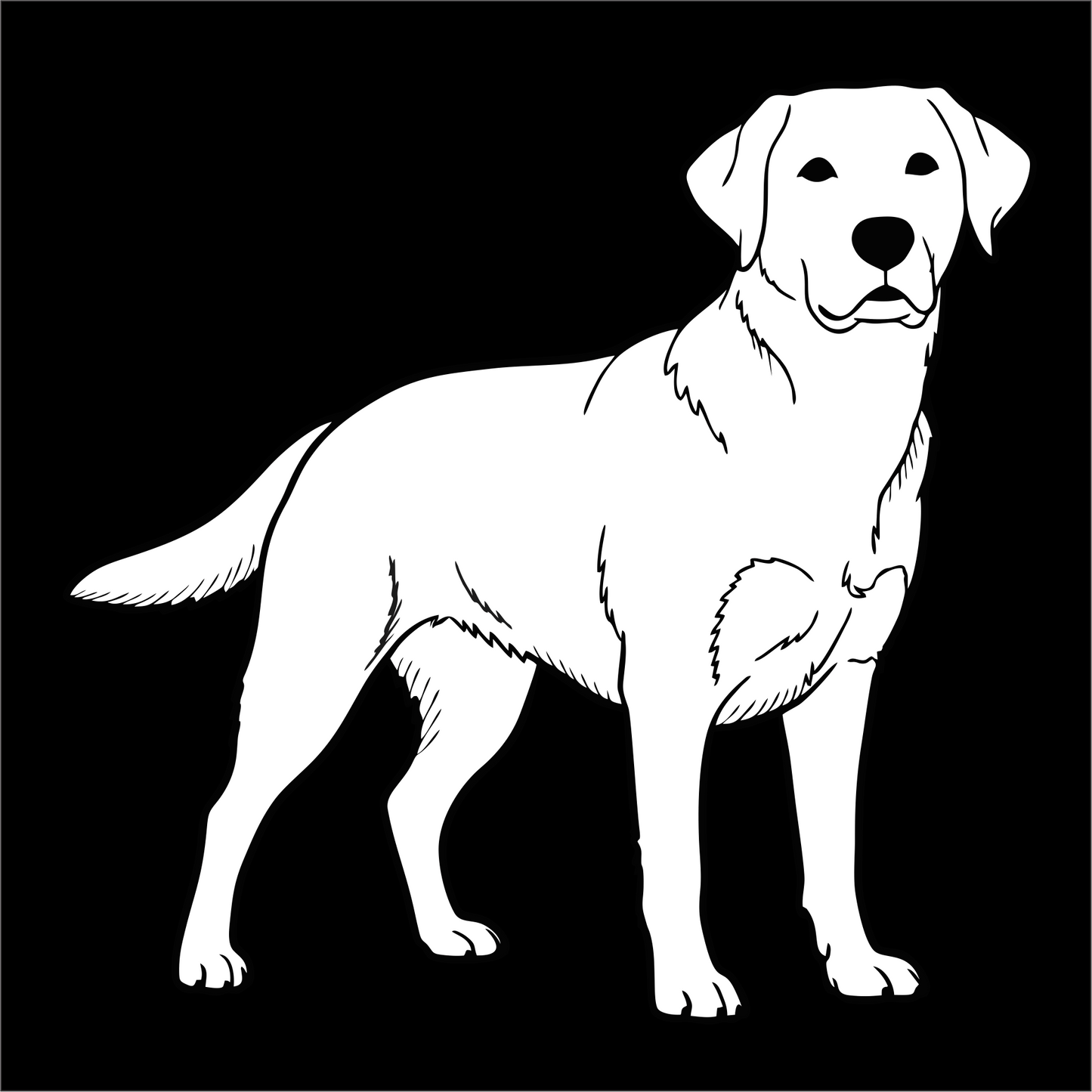 Labrador Decal - That Should Be on a T-Shirt