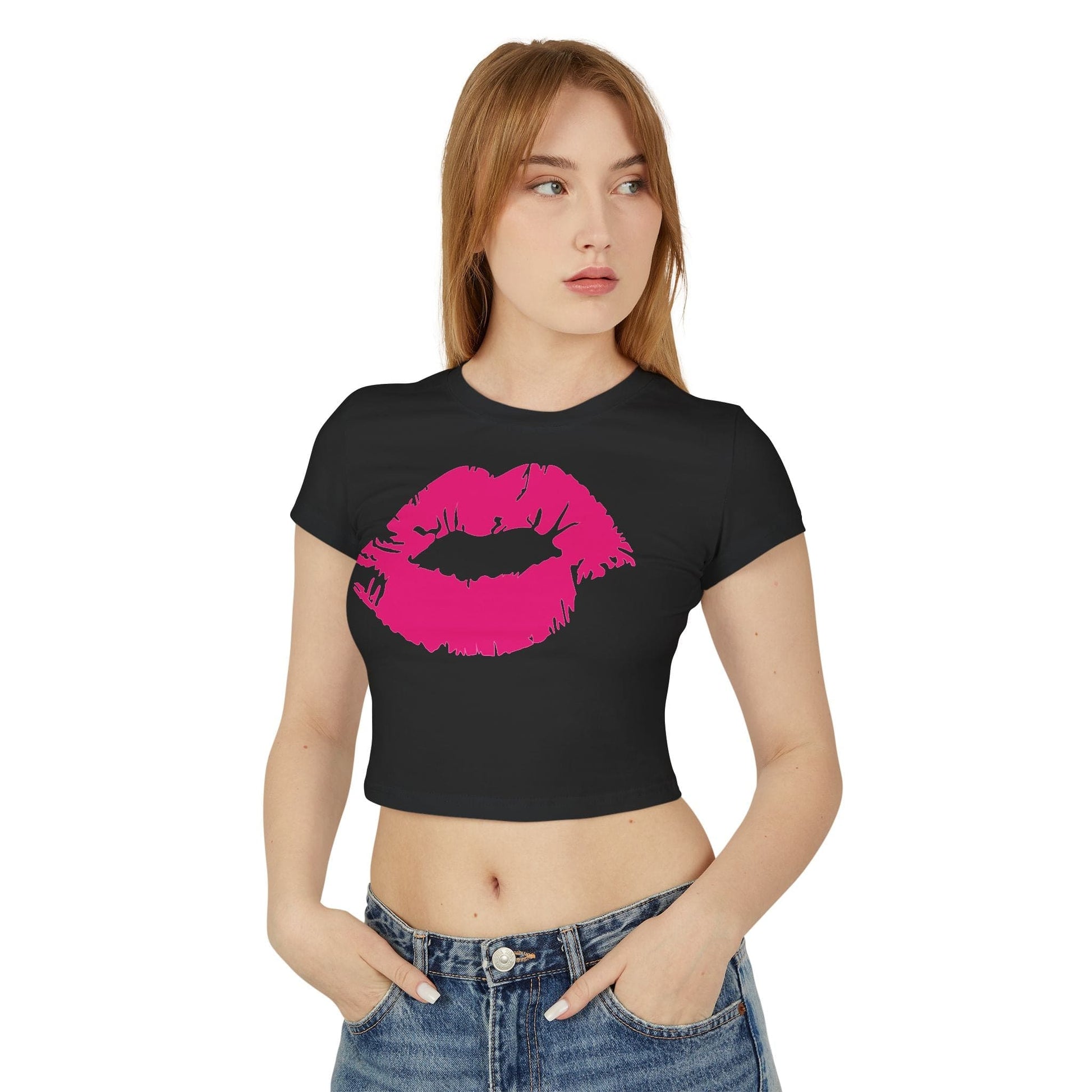 Kissed by Fashion: Dive into Elegance with the Pink Lipstick Tee - That Should Be on a T-Shirt