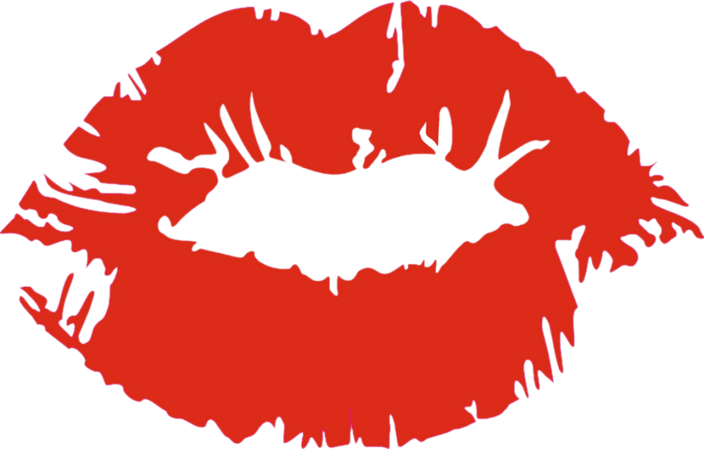 Red Lipstick Kiss Tee