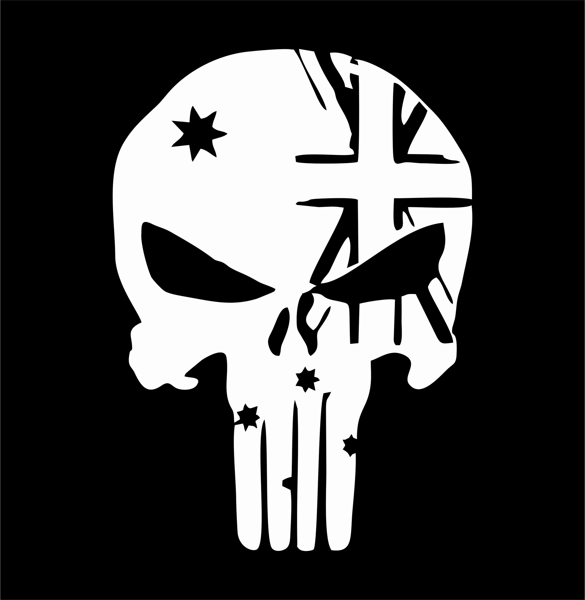 Aussie Punisher Decal - That Should Be on a T-Shirt
