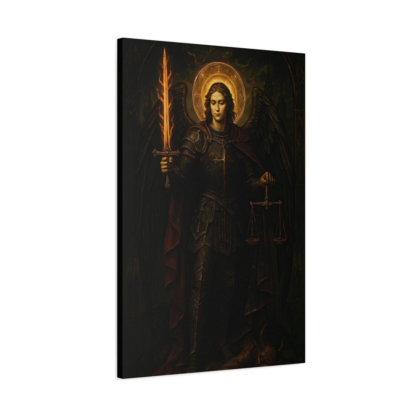 Archangel Michael: Divine Justice in Darkness - That Should Be on a T-Shirt