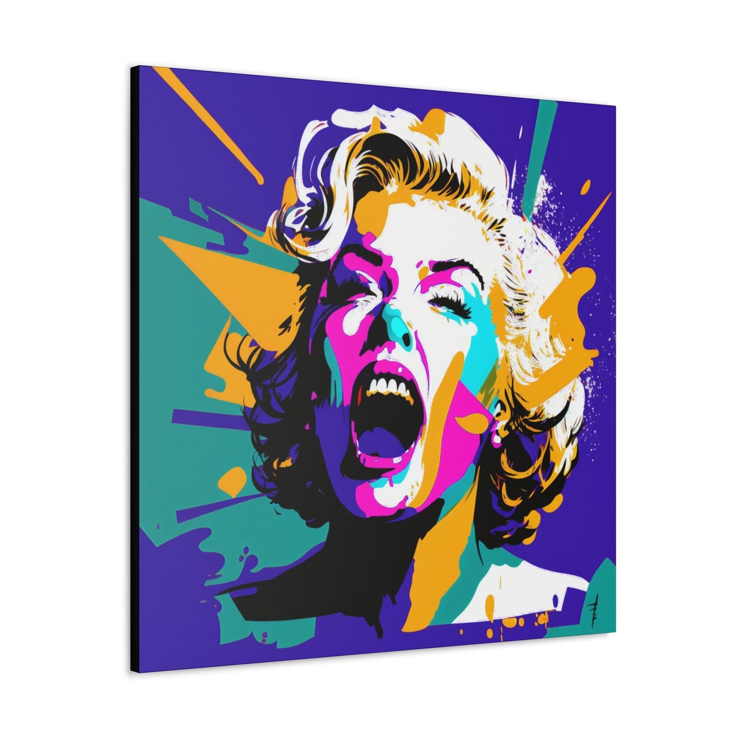 Candle in the Wind on Canvas - That Should Be on a T-Shirt
