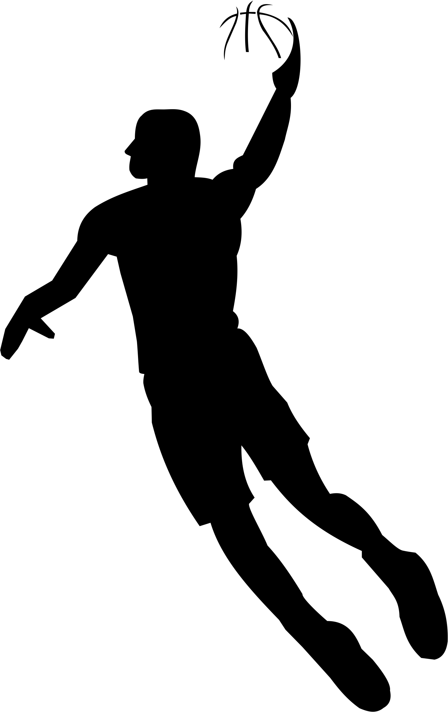 Basketball Dunk Decal - That Should Be on a T-Shirt