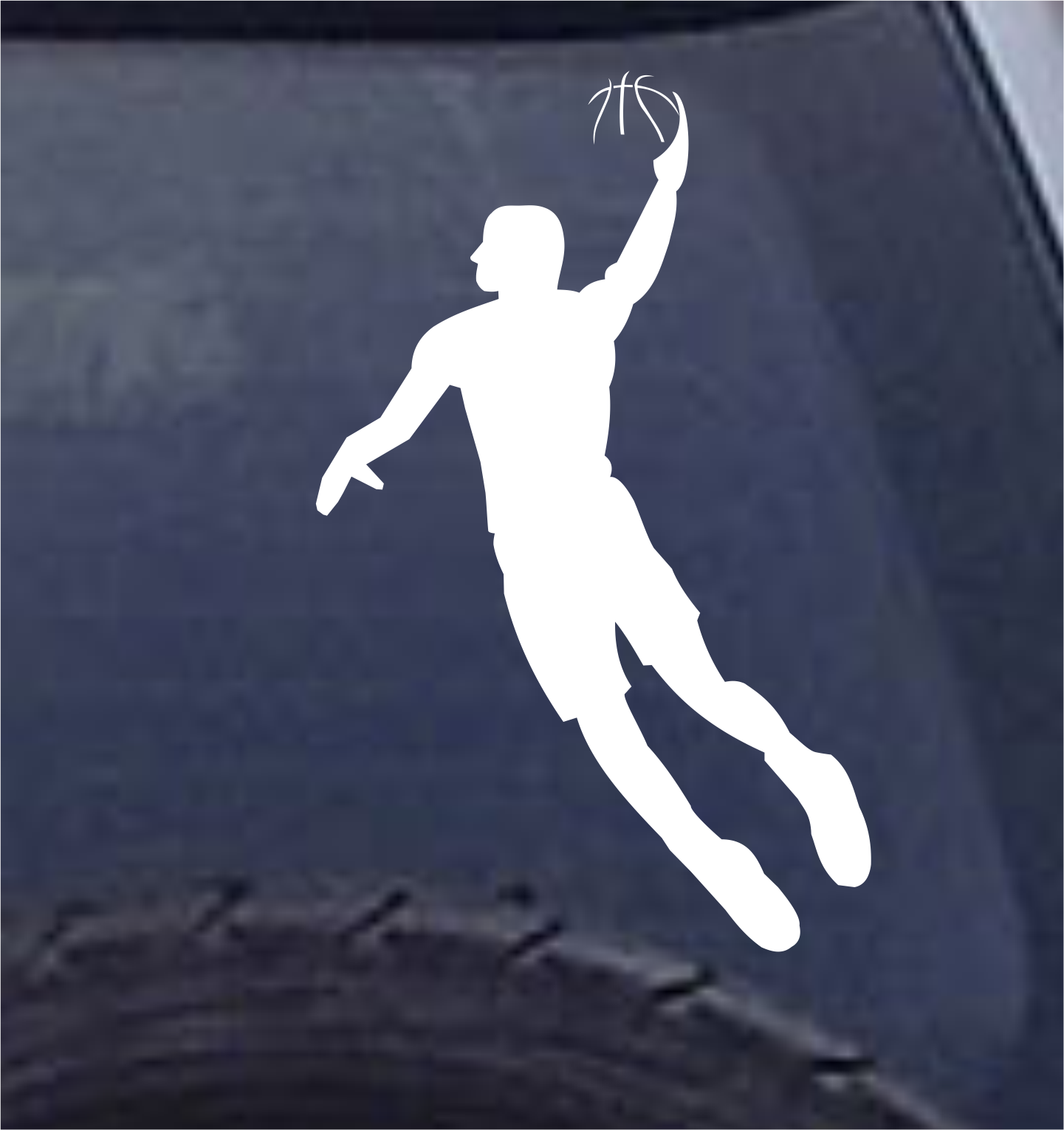 Basketball Dunk Decal - That Should Be on a T-Shirt