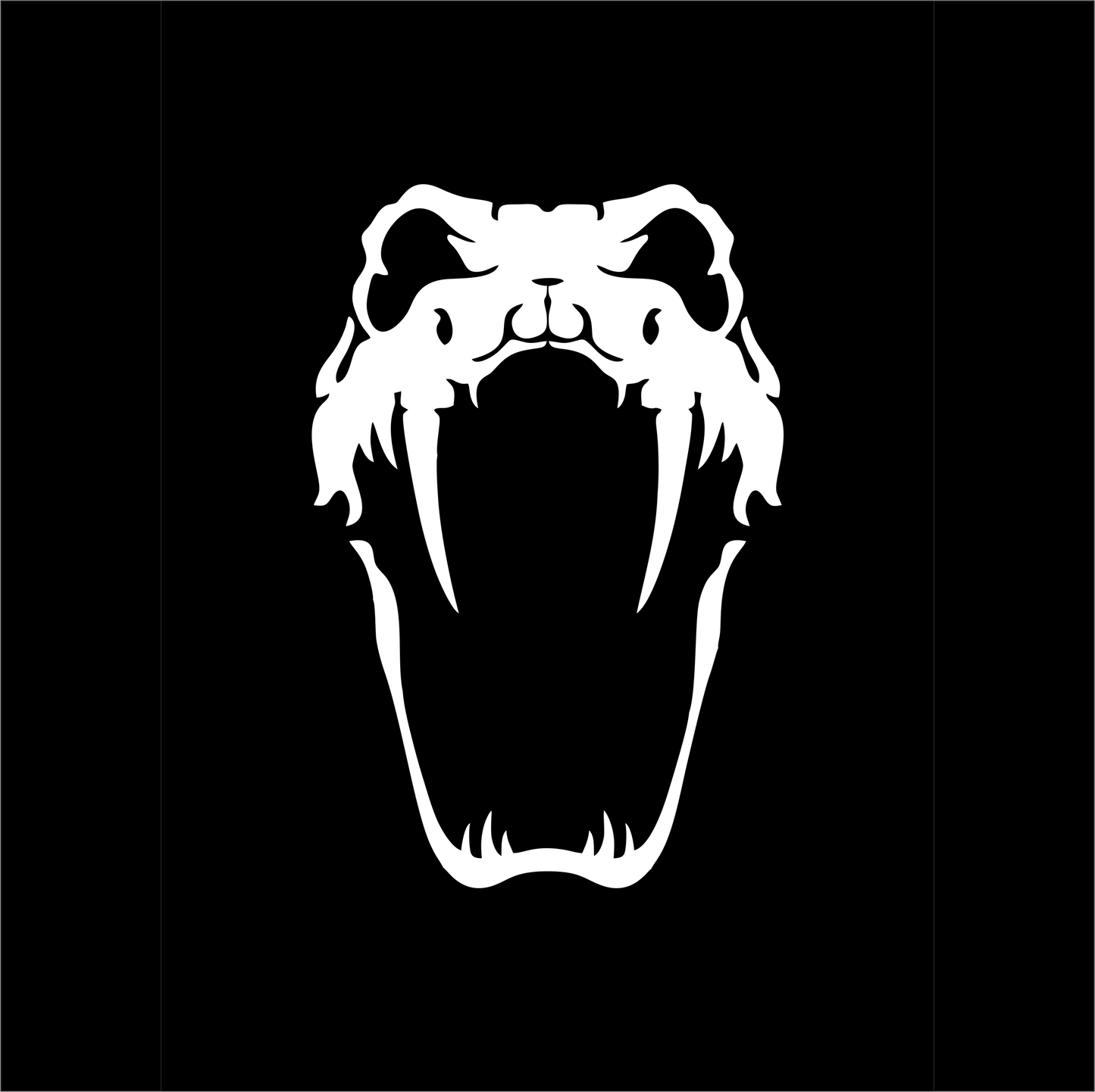 Snake Fangs Decal - That Should Be on a T-Shirt