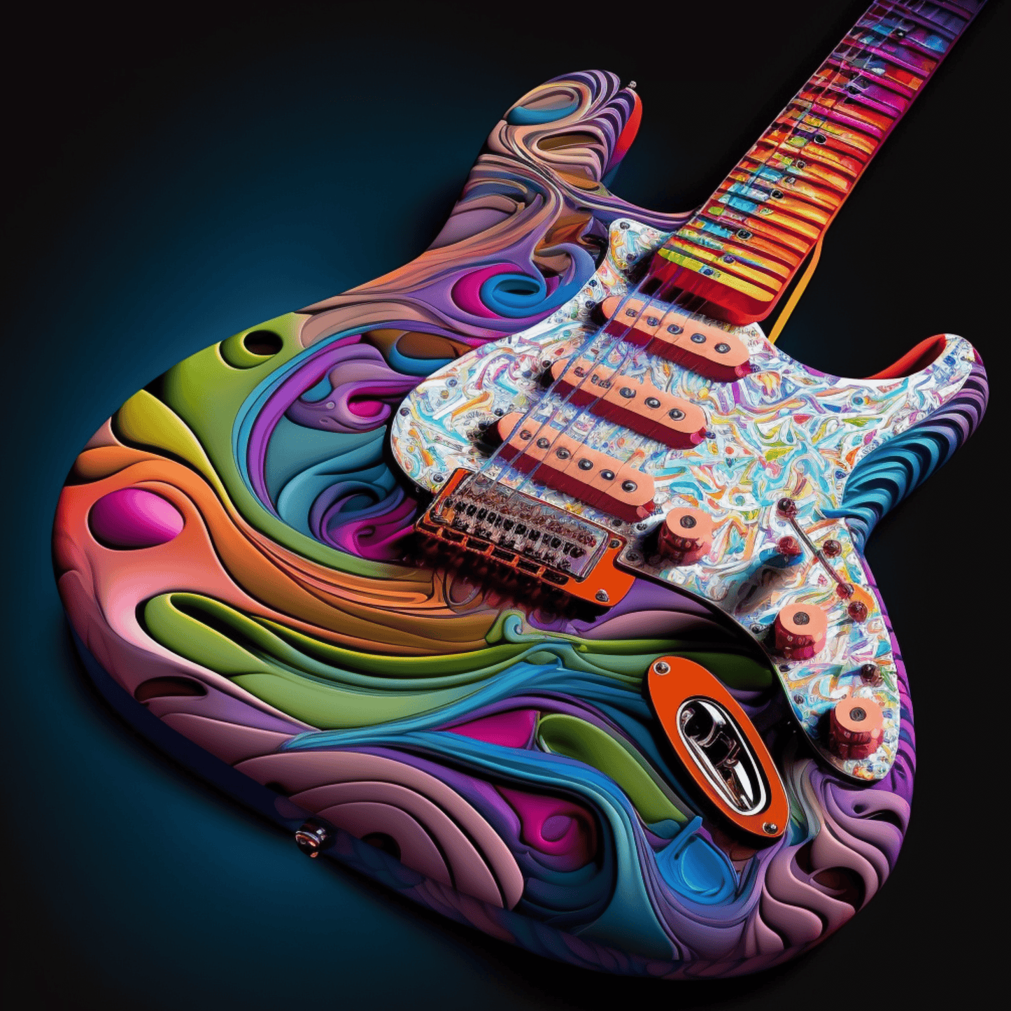 Psychedelic Strat T-Shirt