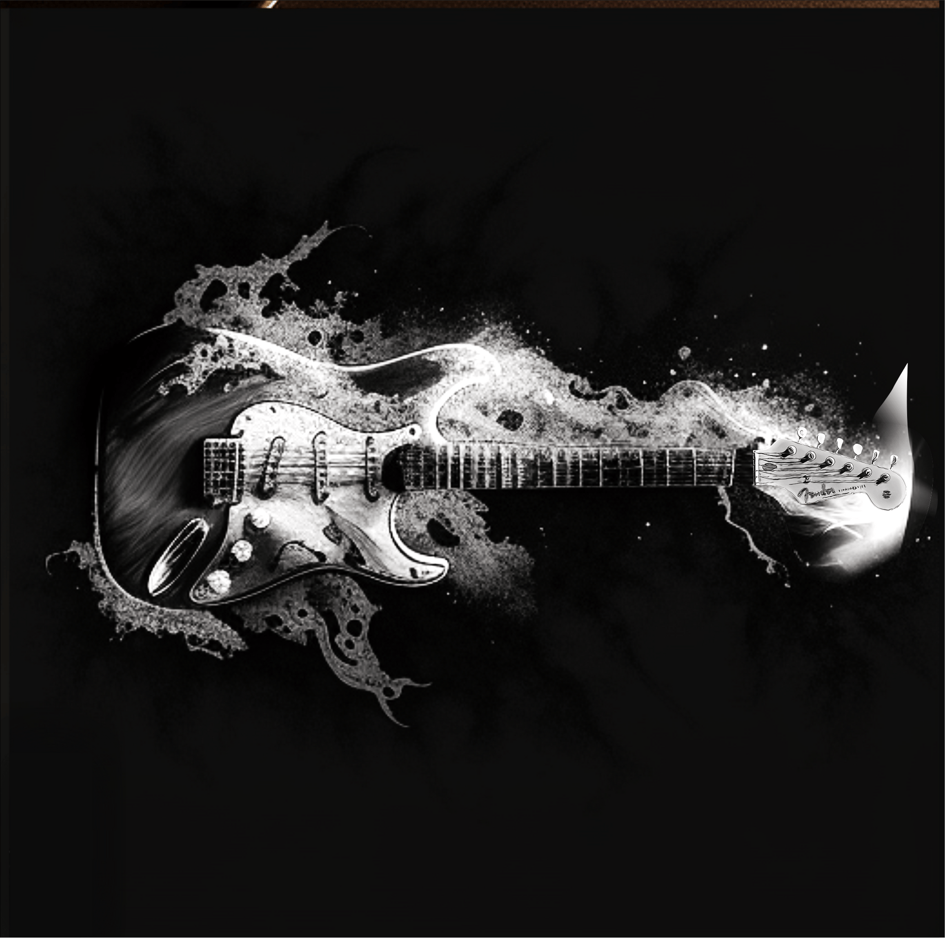 Electric Guitar Art T-Shirts