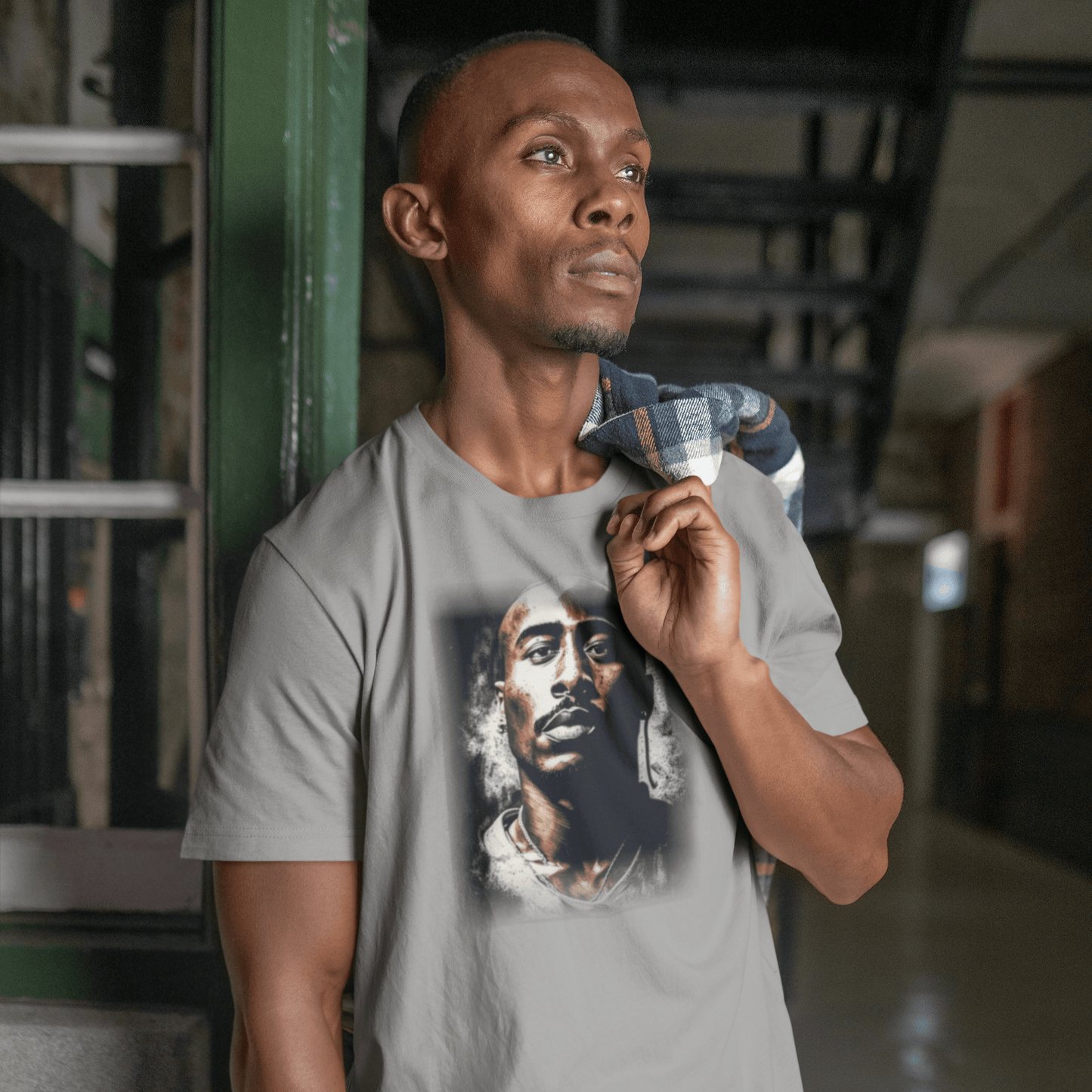 TuPac Shakur Tee_Grey