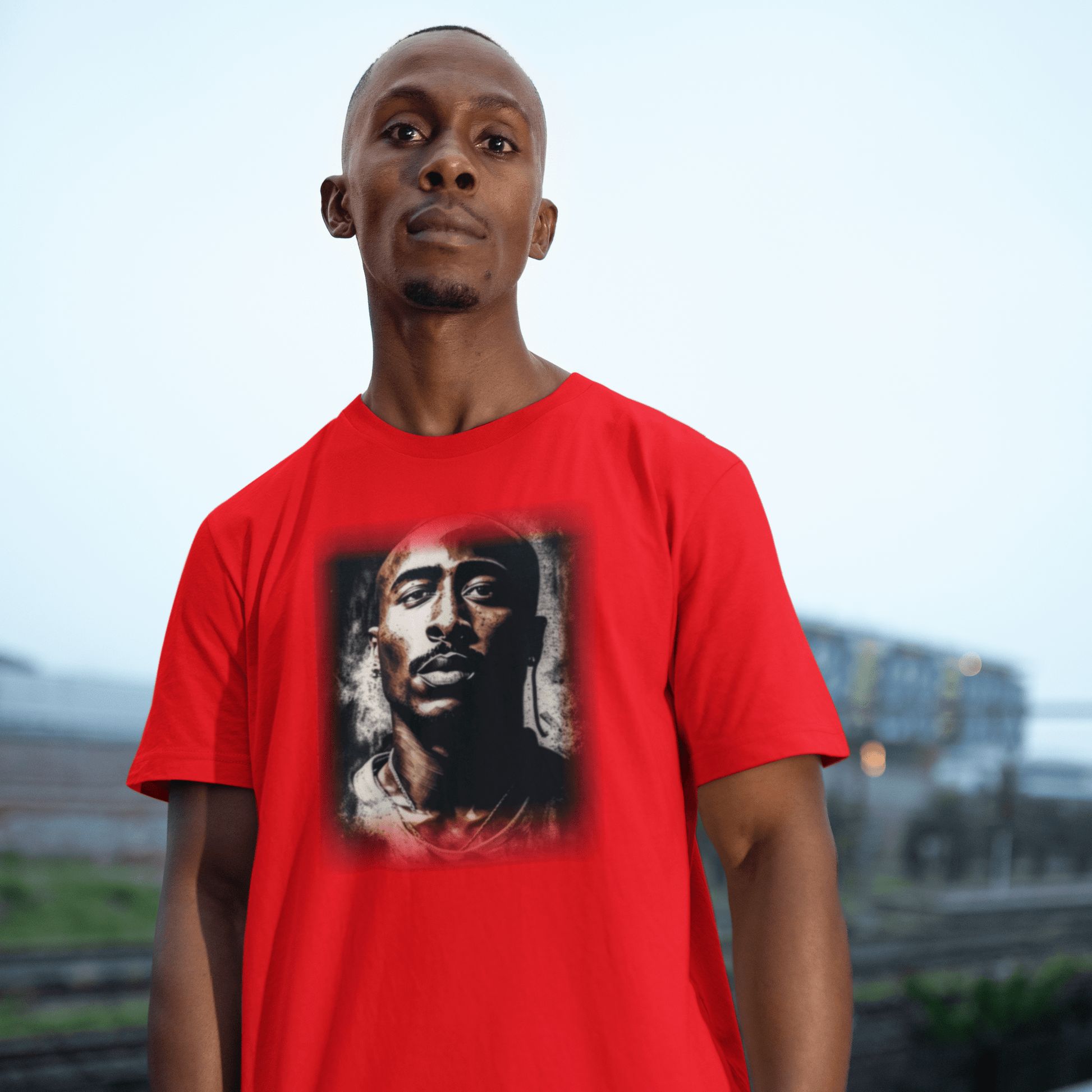 TuPac Shakur Tee_Red