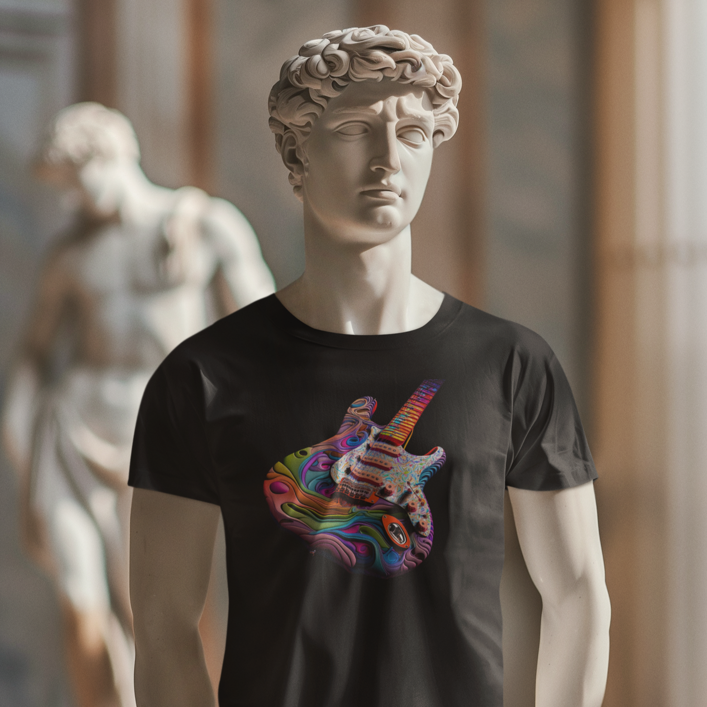 Psychedelic Fender Stratocaster T-Shirt