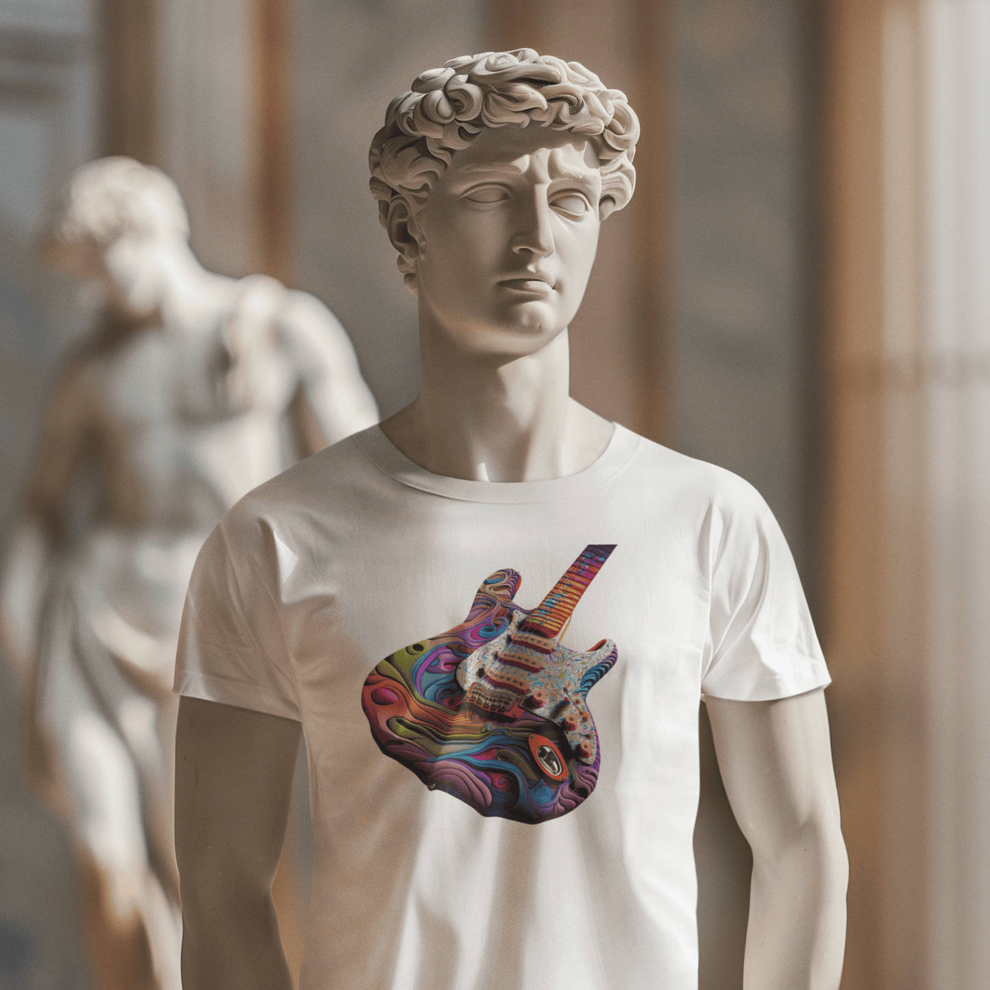 Psychedelic Fender Stratocaster T-Shirt