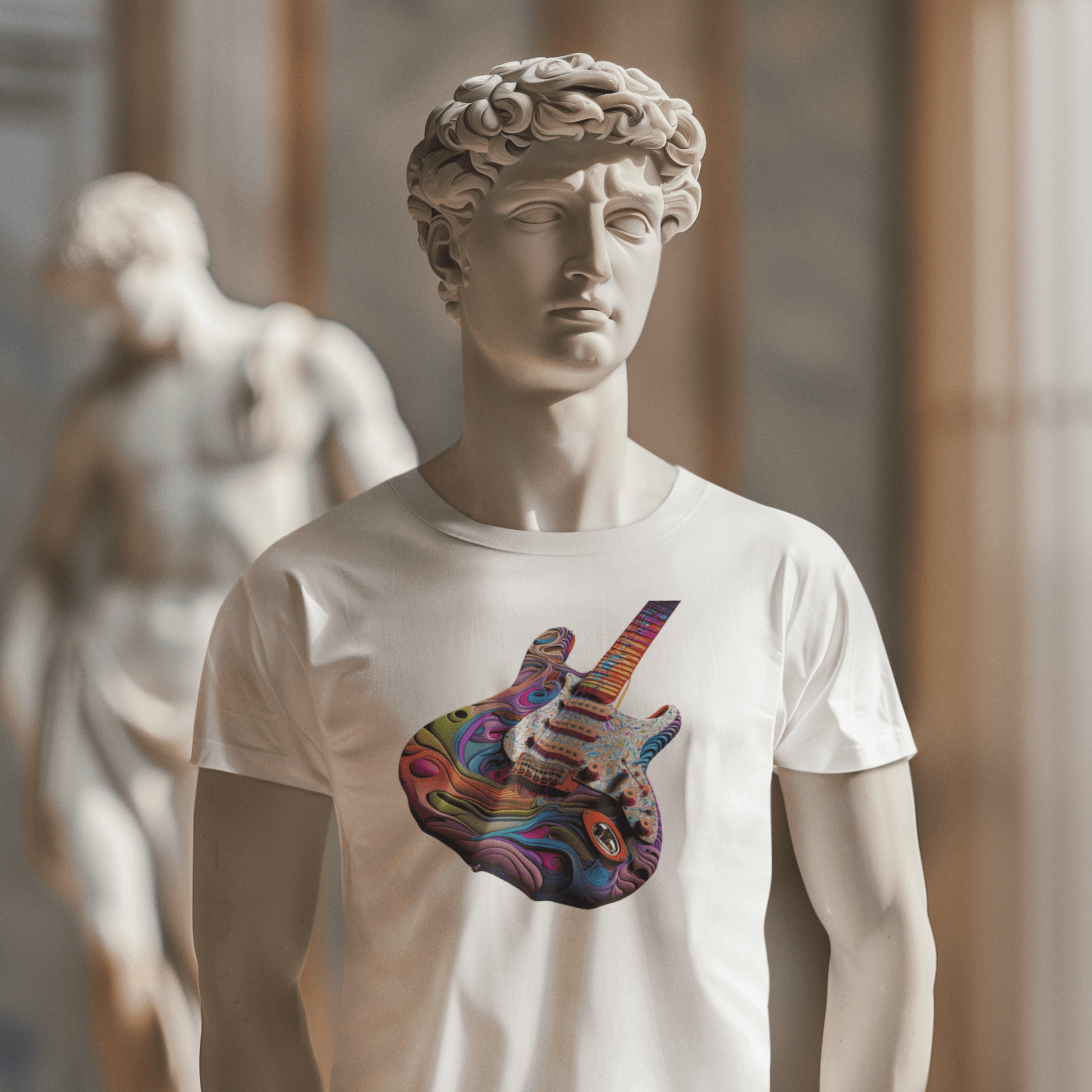 Psychedelic Fender Stratocaster T-Shirt