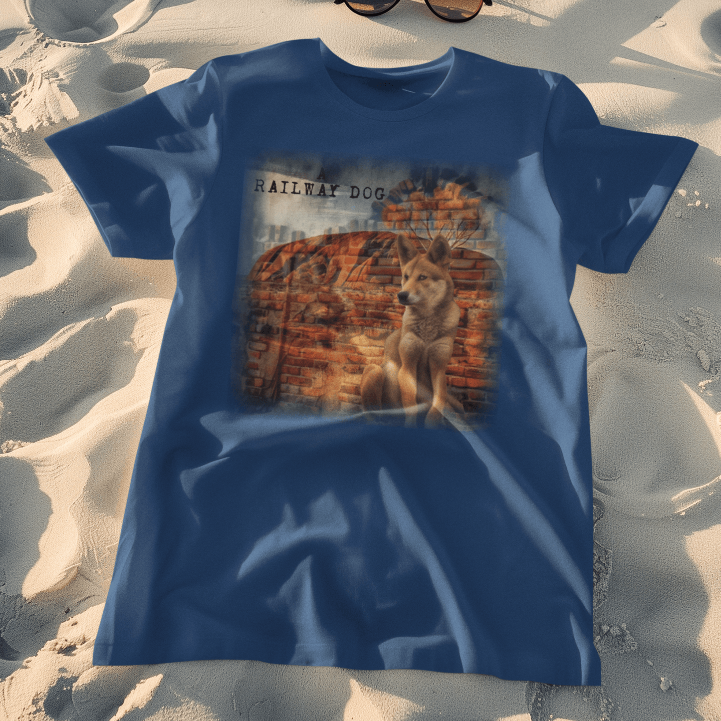 T-shirt featuring a Dingo, the wild dog of Australia.