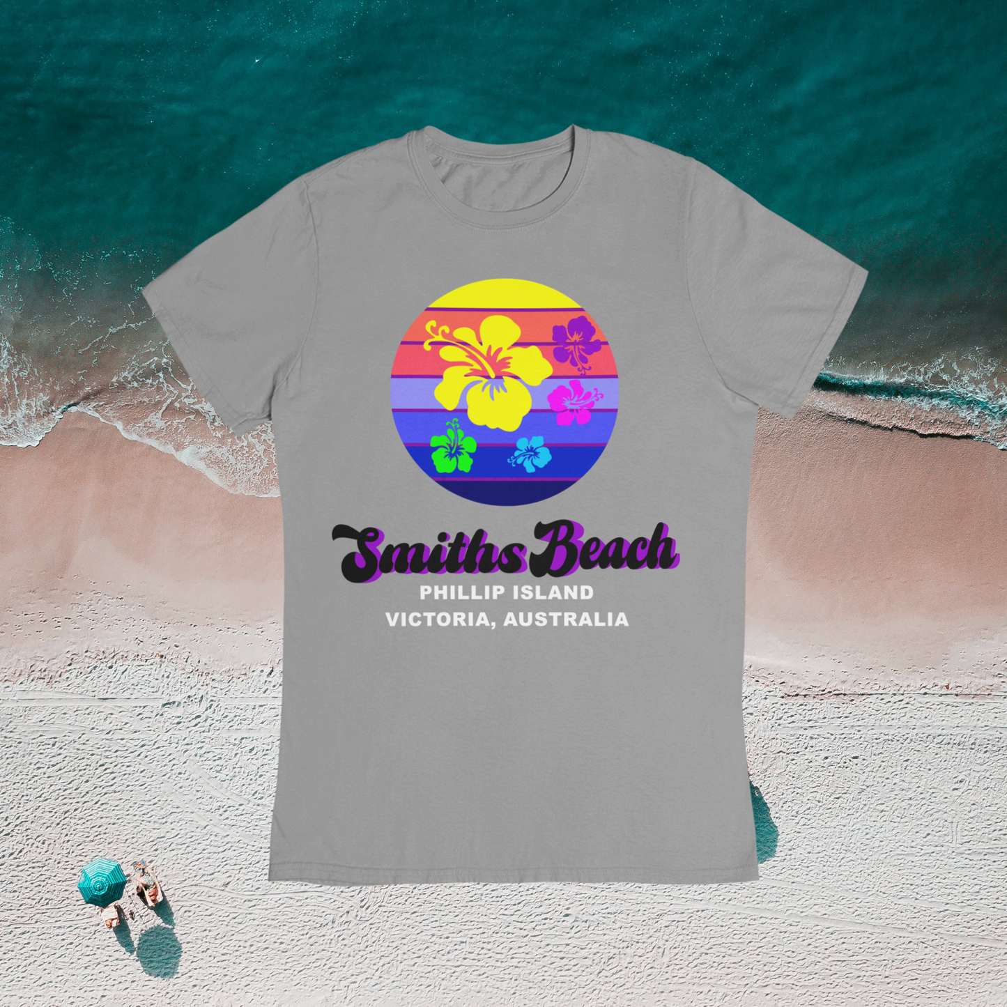 Smiths Beach Hibiscus Surf T-Shirt