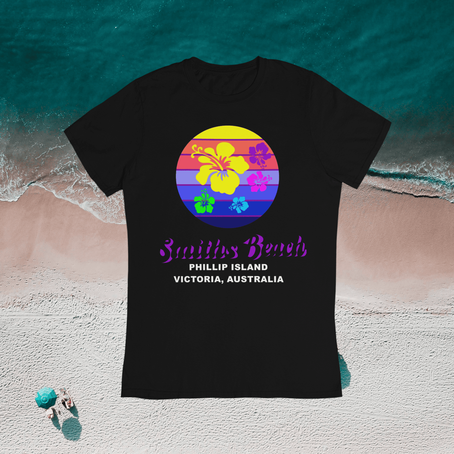 Smiths Beach Hibiscus Surf T-Shirt