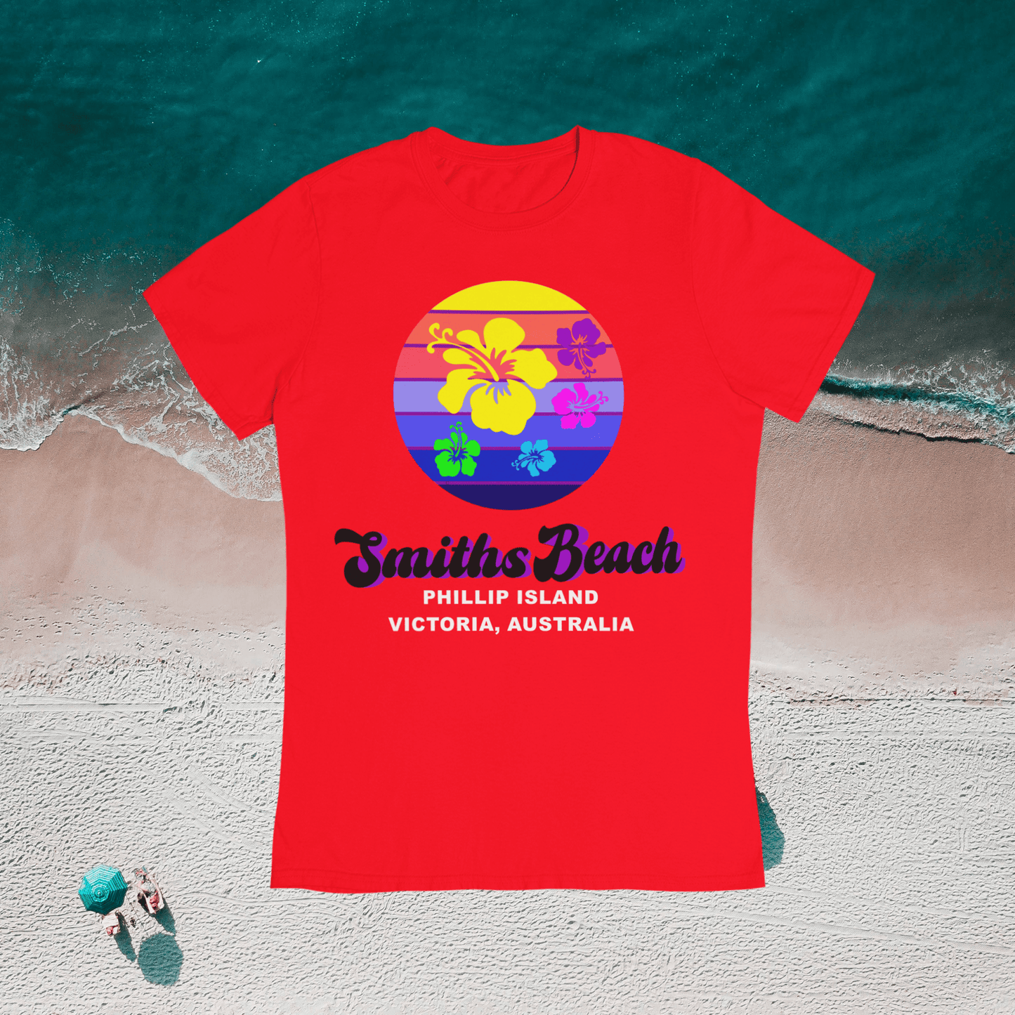Smiths Beach Hibiscus Surf T-Shirt