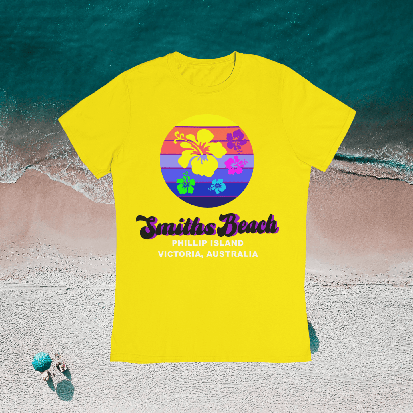 Smiths Beach Hibiscus Surf T-Shirt