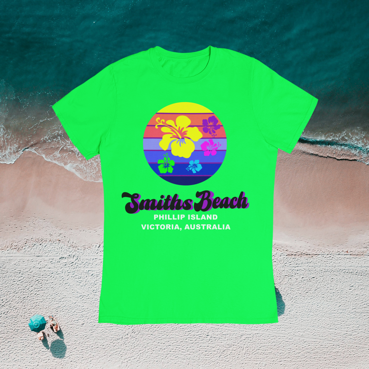 Smiths Beach Hibiscus Surf T-Shirt