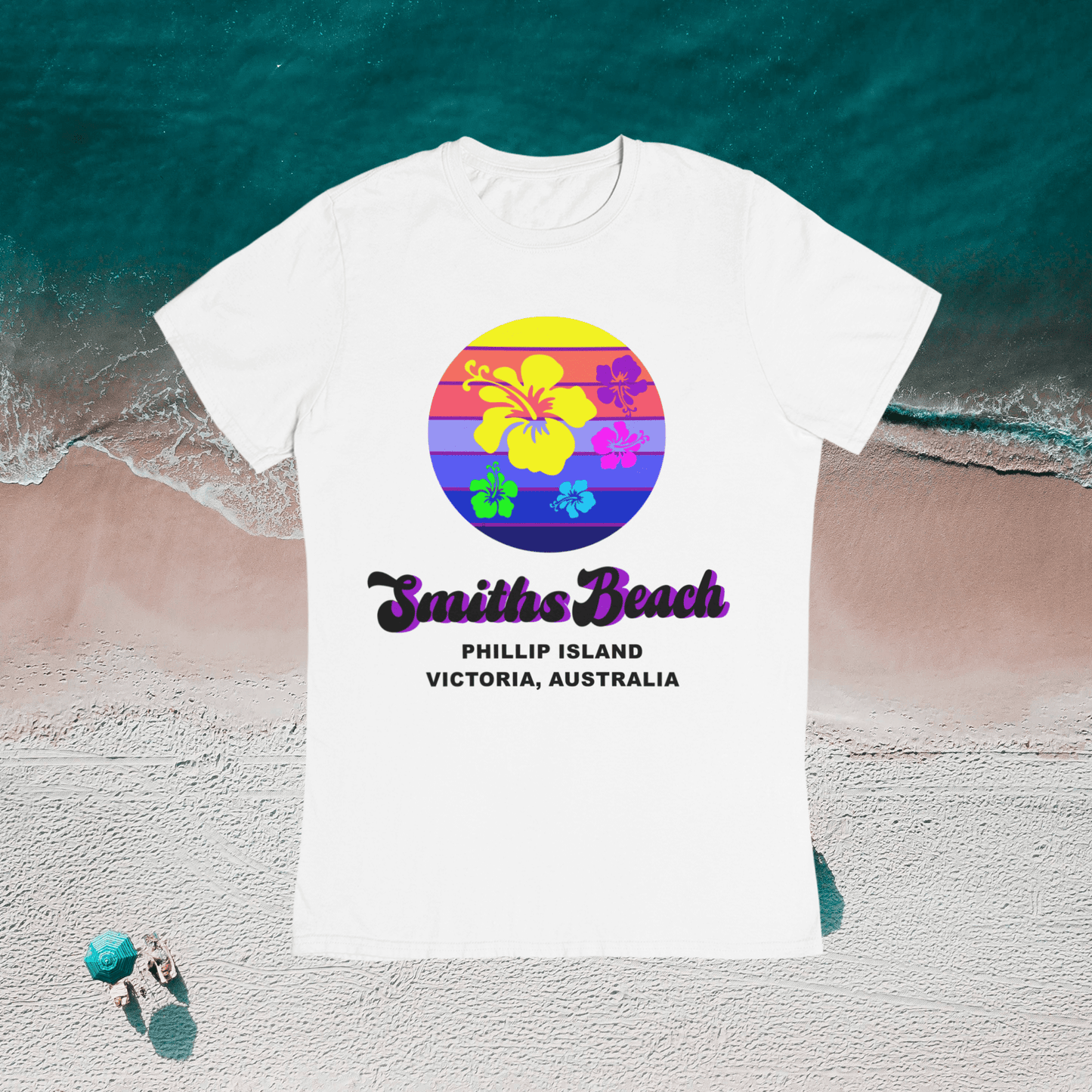 Smiths Beach Hibiscus Surf T-Shirt
