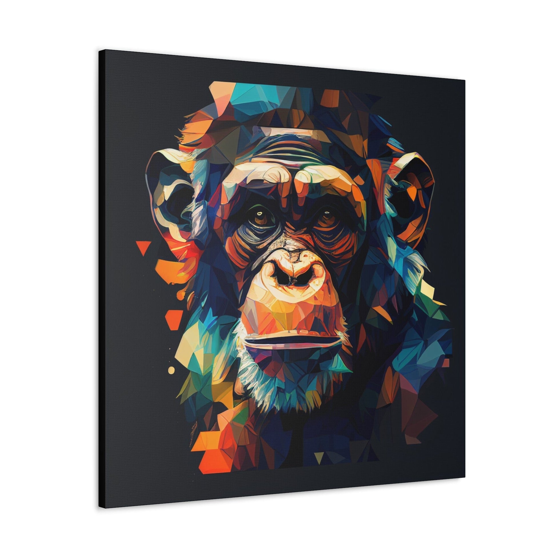 Chimpanzee on Canvas Art - That Should Be on a T-Shirt
