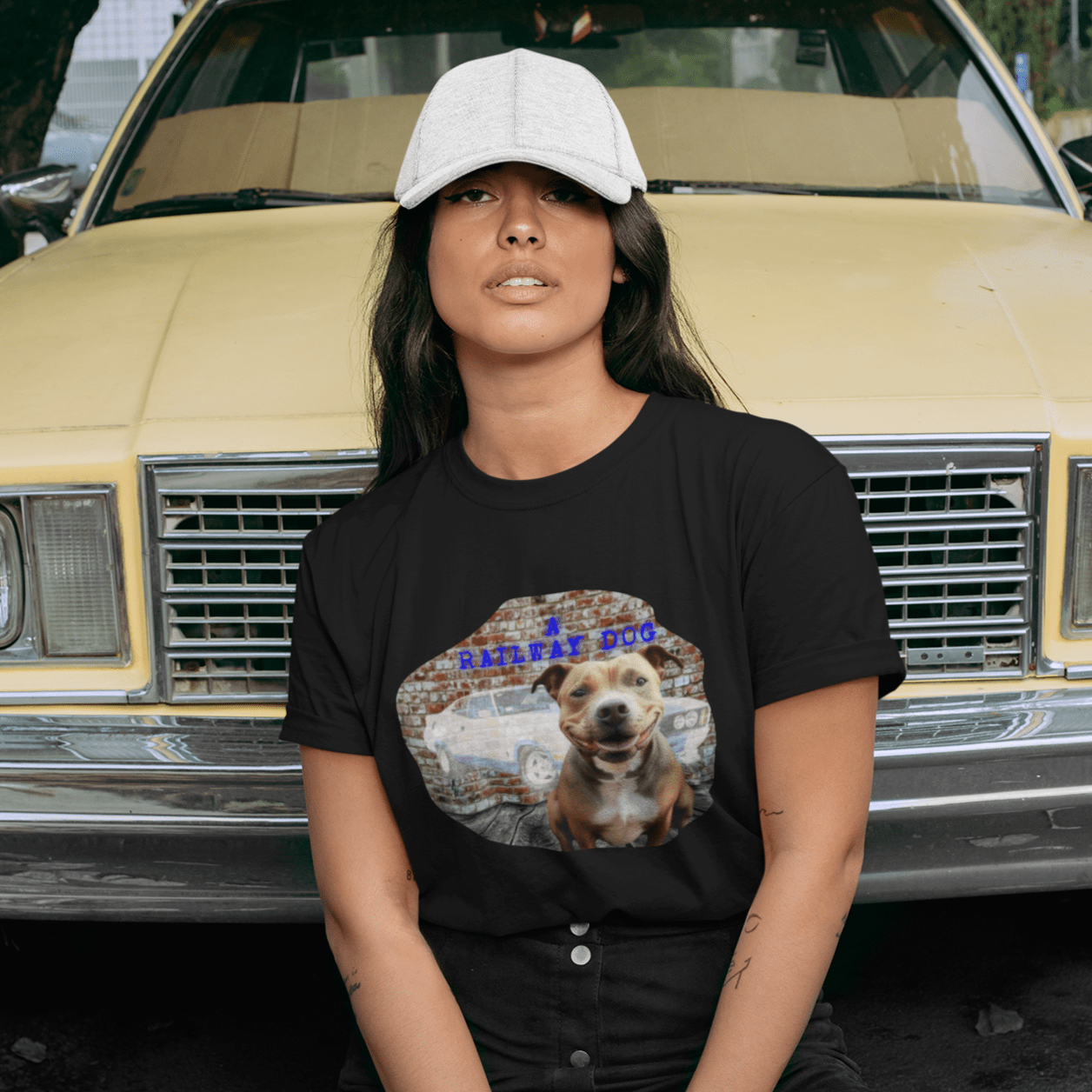 Staffy Cobra T-Shirt | Staffordshire Bull Terrier Ford Cobra Tee |That Should Be on a T-Shirt