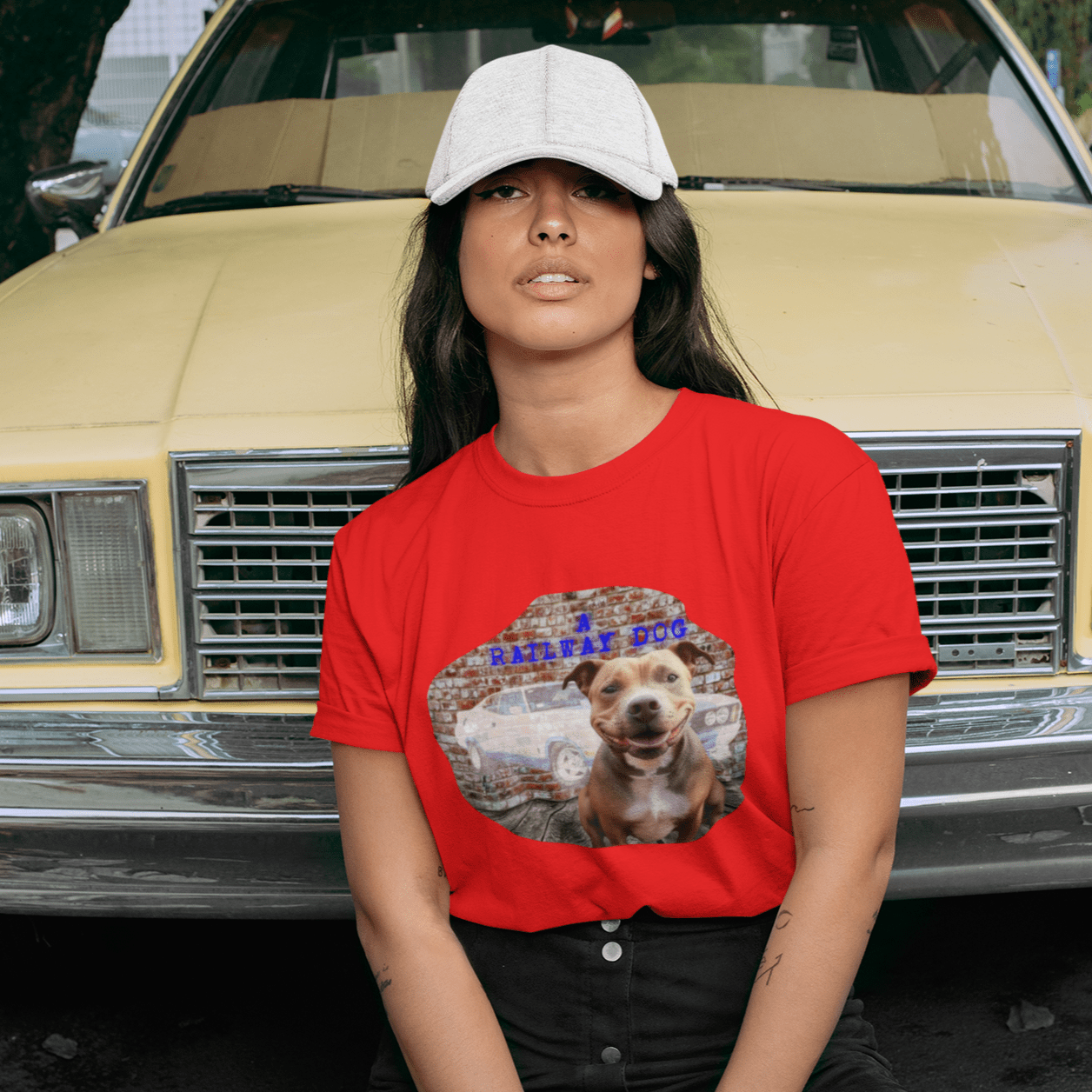 Staffy Cobra T-Shirt | Staffordshire Bull Terrier Ford Cobra Tee |That Should Be on a T-Shirt