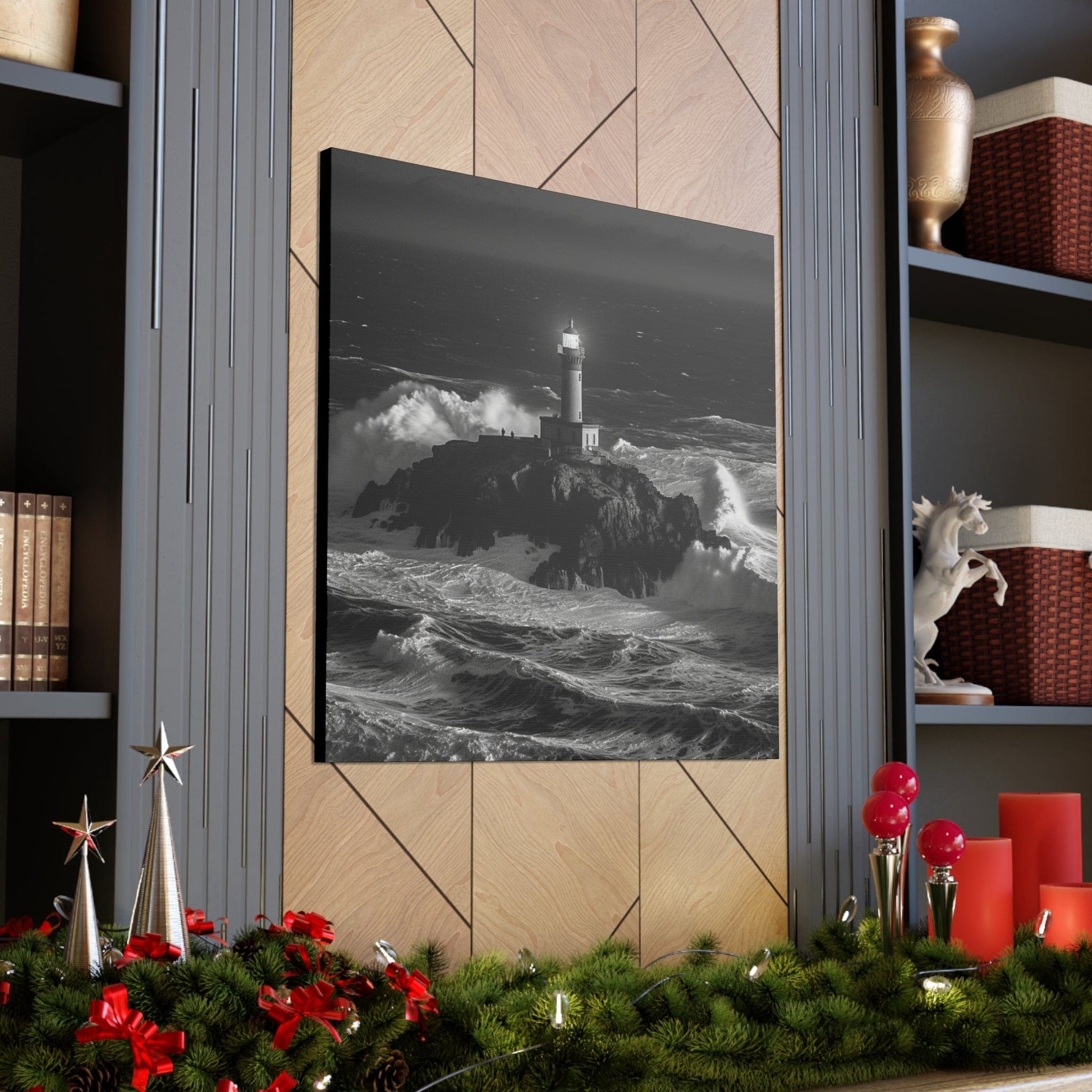 Lighthouse Serenity - Coastal Nautical Art - That Should Be on a T-Shirt