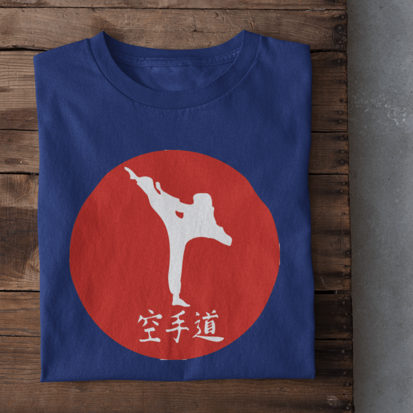 T-shirt with an MMA graphic.