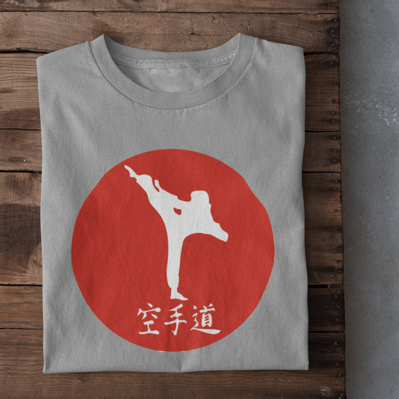 T-shirt with an MMA graphic.