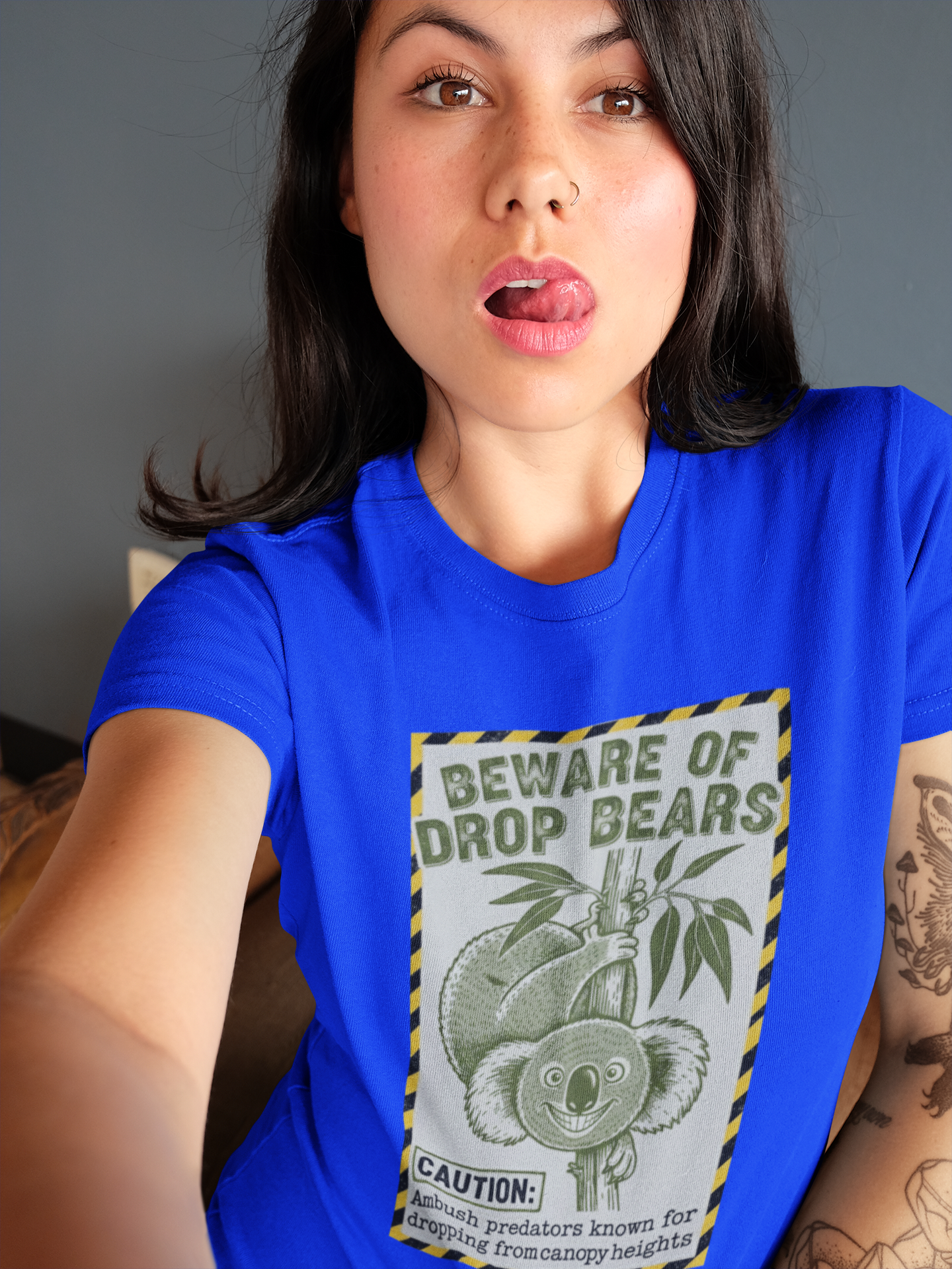 The 'Drop Bear' Warning T-Shirt: For True Aussie Legends Only - That Should Be on a T-Shirt