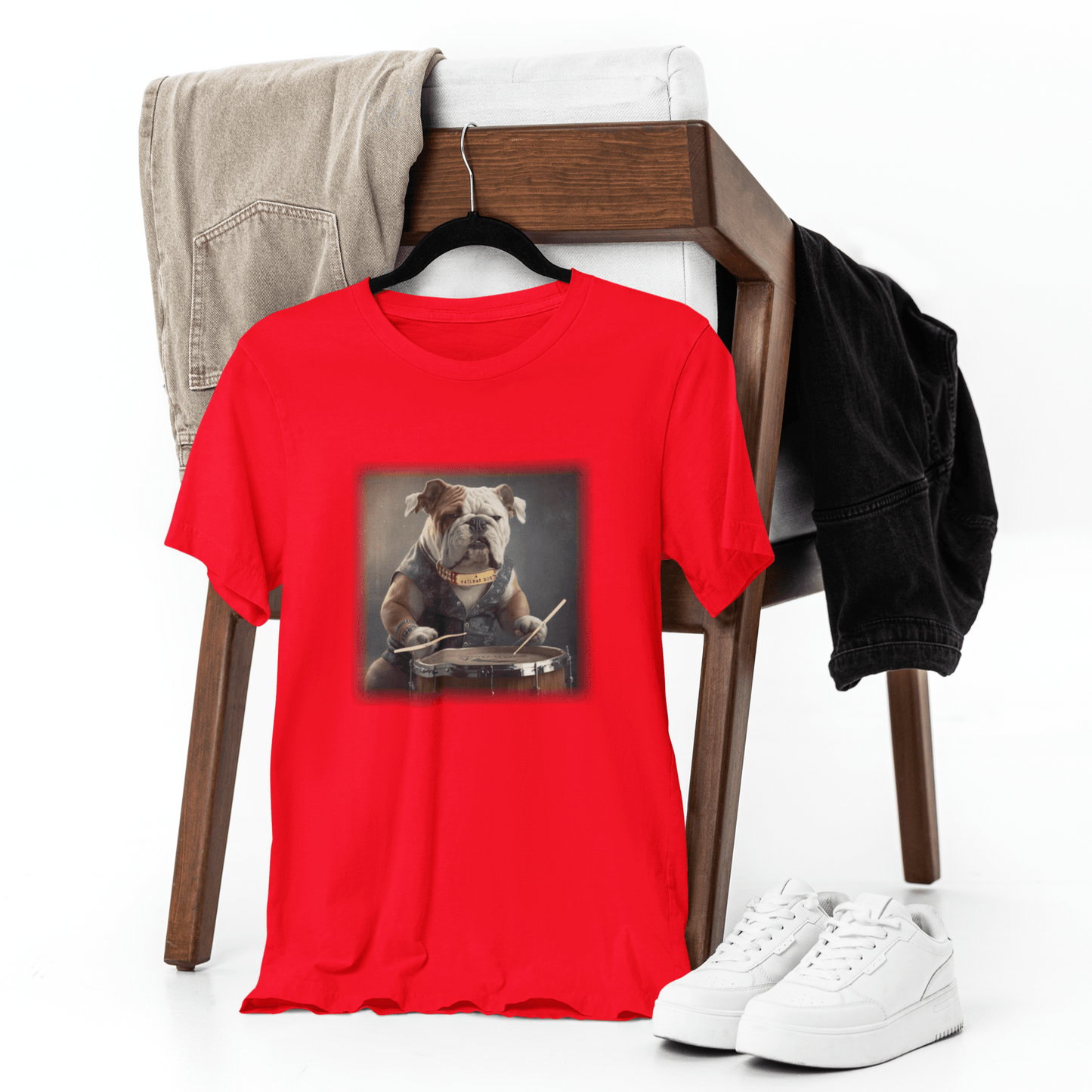 Bulldog Drummer T-Shirt | Bulldog TShirt | That Should Be on a T-Shirt
