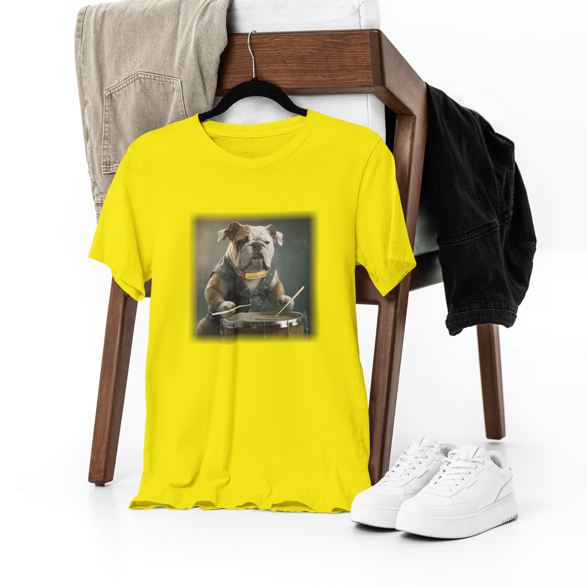 Bulldog Drummer T-Shirt | Bulldog TShirt | That Should Be on a T-Shirt