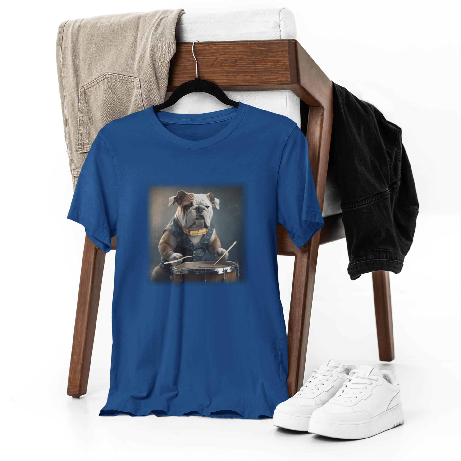 Bulldog Drummer T-Shirt | Bulldog TShirt | That Should Be on a T-Shirt