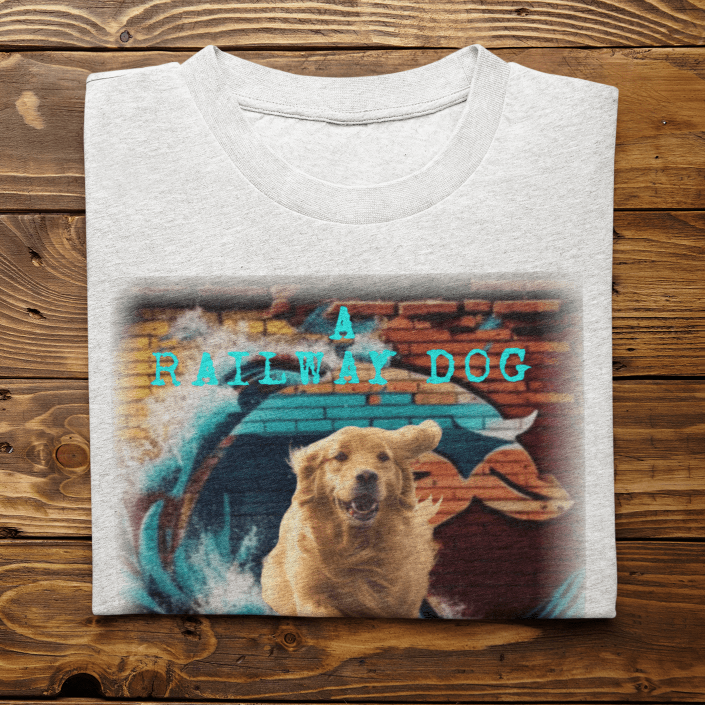 Golden Retriever Dog Lover T-shirt: Adorable Golden Retriever face with a friendly expression
