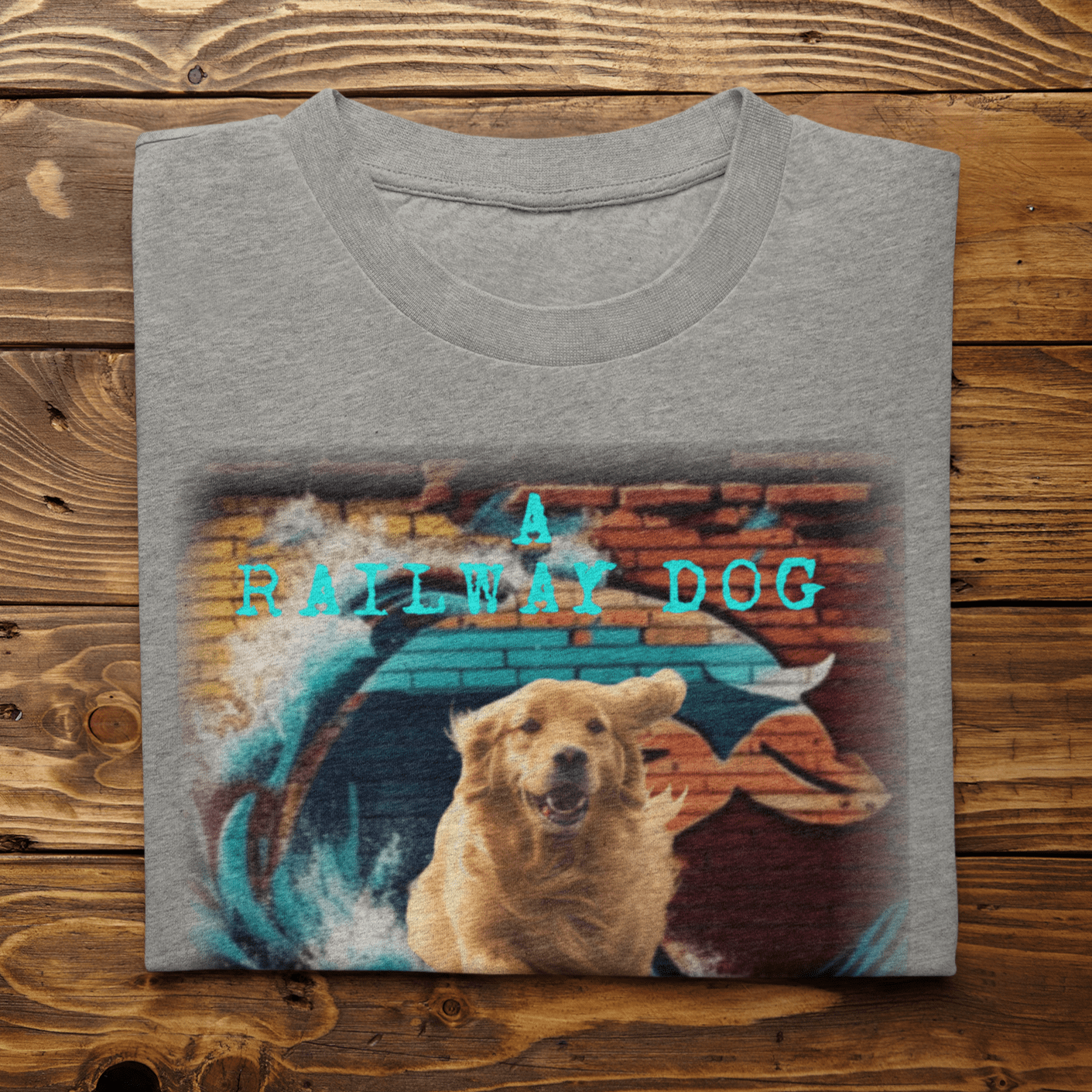 Golden Retriever Dog Lover T-shirt: Adorable Golden Retriever face with a friendly expression