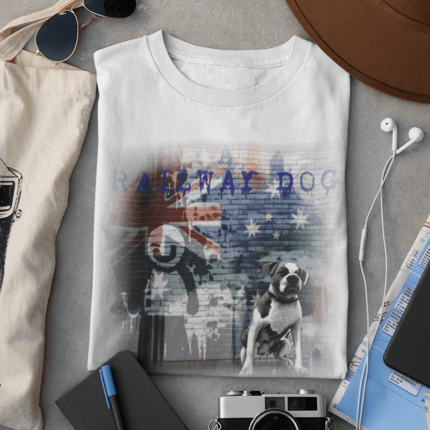 Aussie Boxer Dog T-shirt
