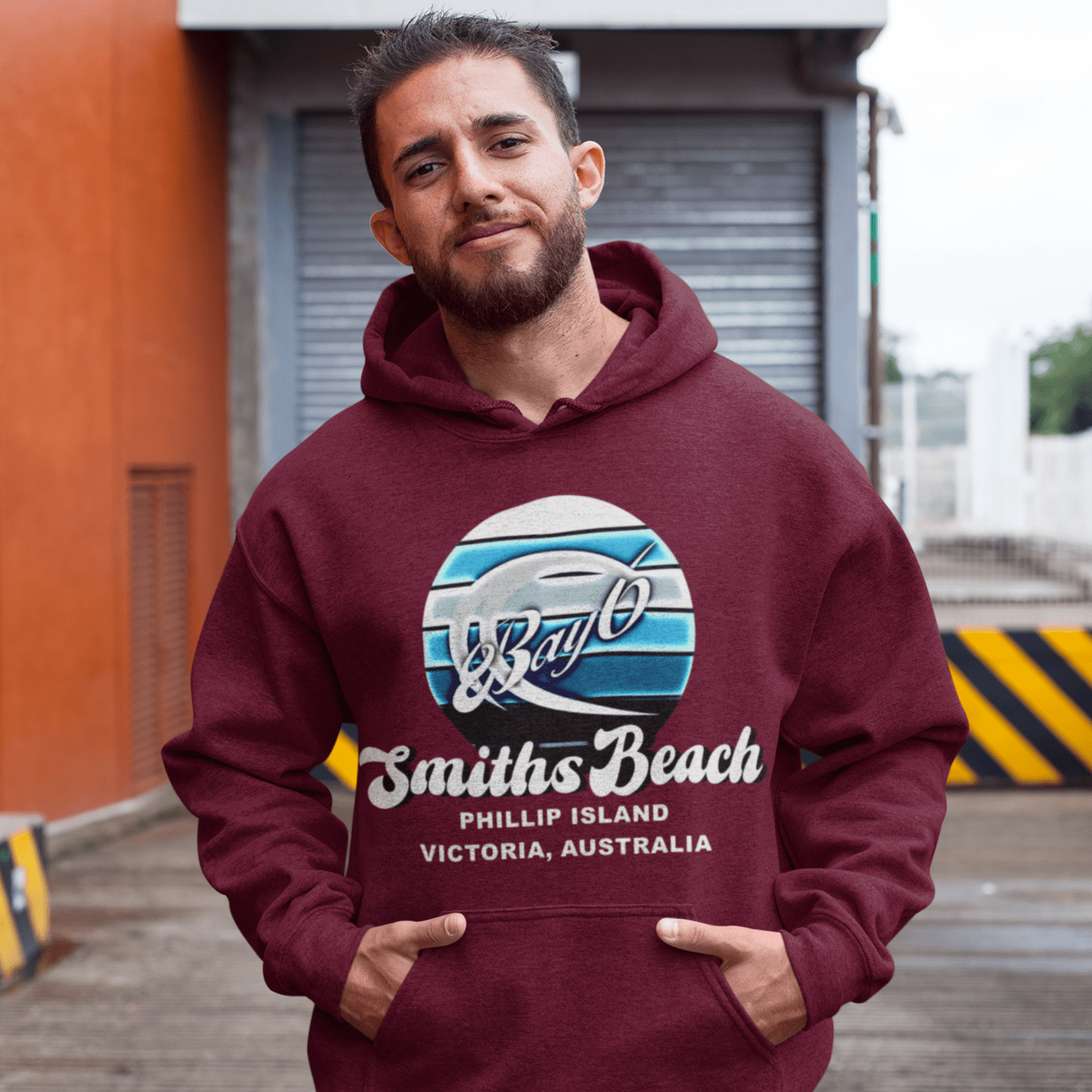 Bay6 Logo Smiths Beach Surf Hoodie