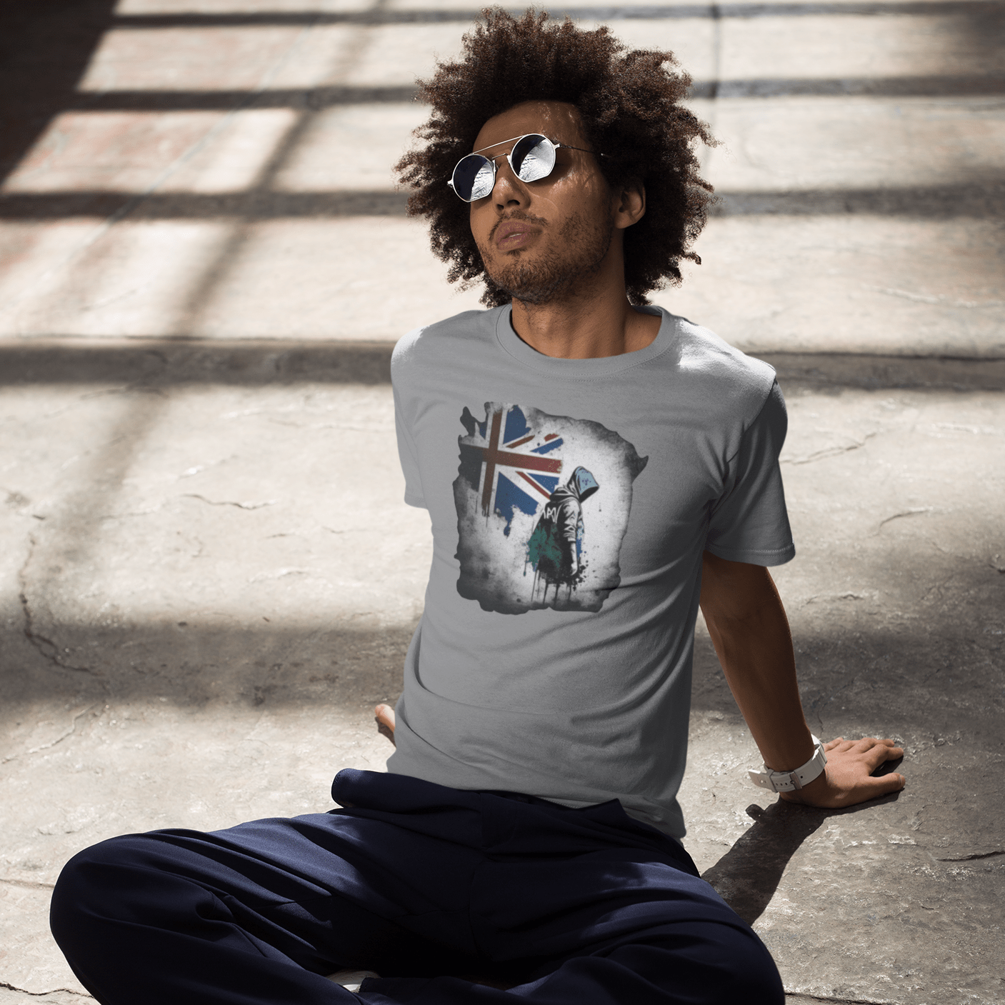 Union Jack Graffiti Art T-Shirt