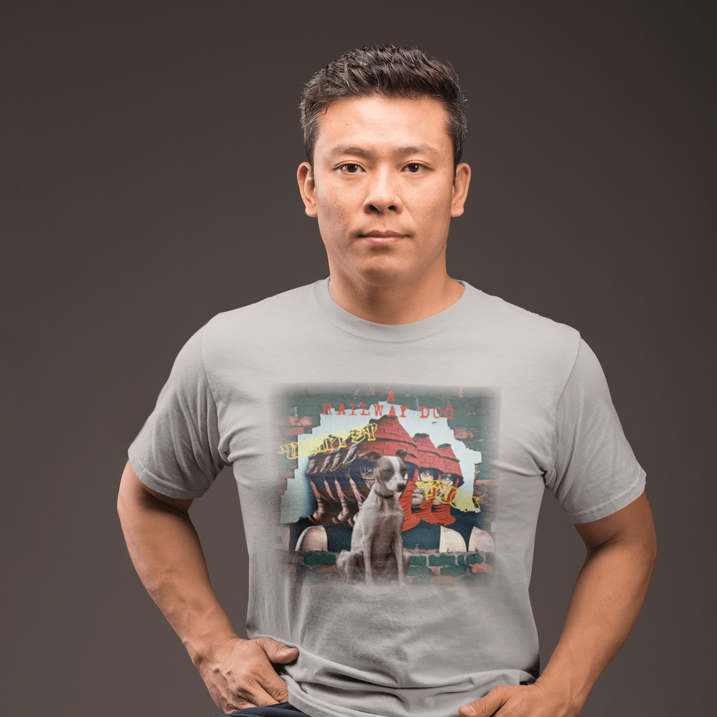 Printed Whippet Meets Devo T-Shirt | That Should Be on a T-Shirt