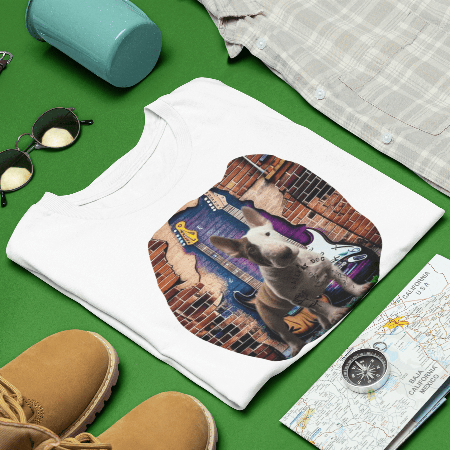 Bull Terrier Tattoos T-Shirt | That Should Be on a T-Shirt