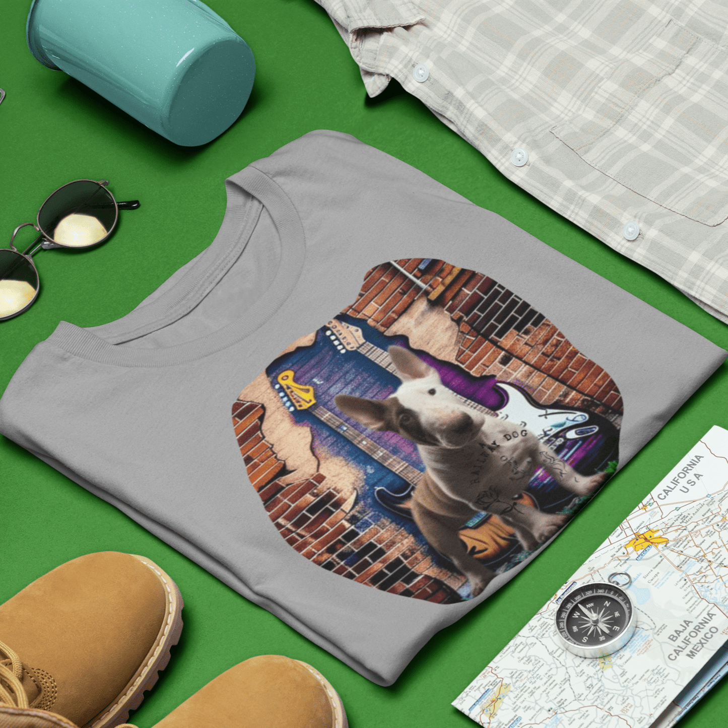 Bull Terrier Tattoos T-Shirt | That Should Be on a T-Shirt