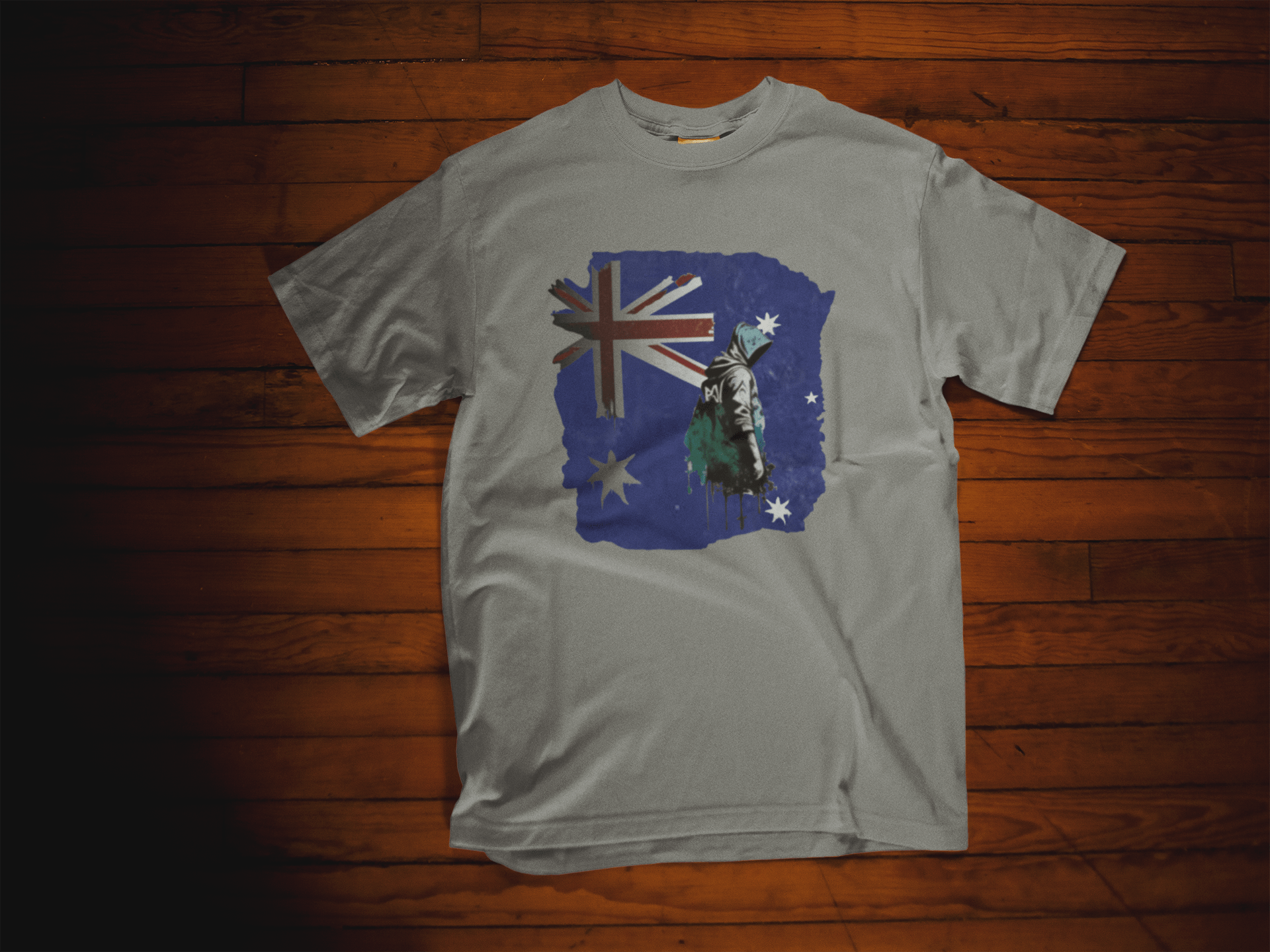 The Aussie Rebel Tee: Banksy-Style Graffiti T-Shirt - That Should Be on a T-Shirt