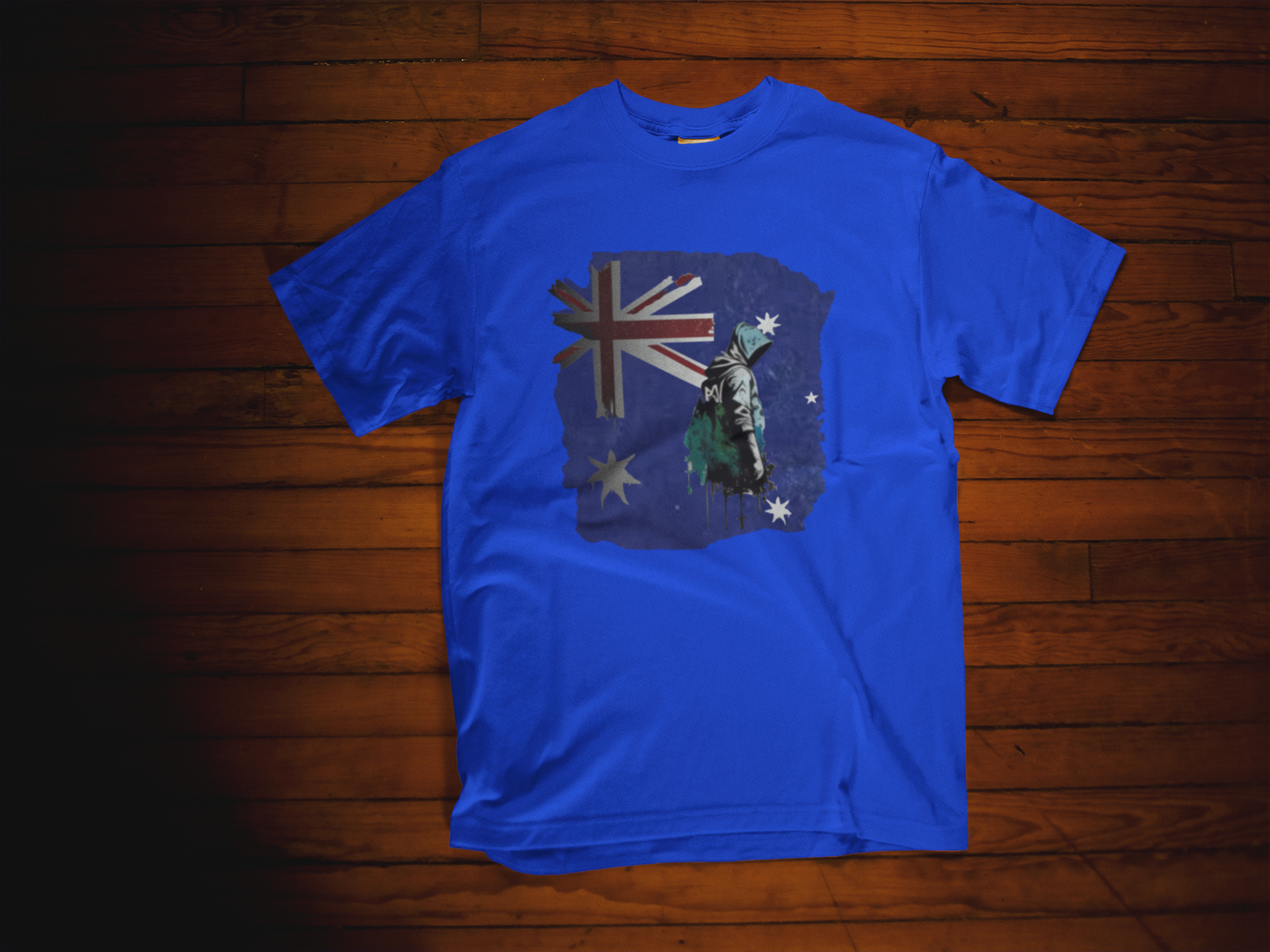 The Aussie Rebel Tee: Banksy-Style Graffiti T-Shirt