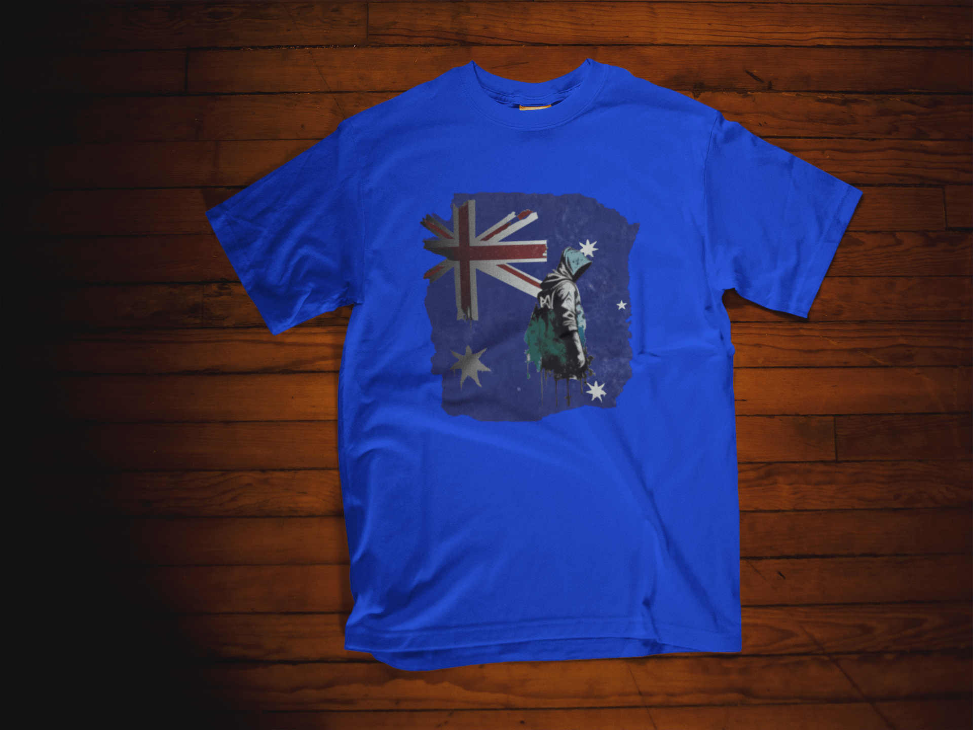 The Aussie Rebel Tee: Banksy-Style Graffiti T-Shirt - That Should Be on a T-Shirt