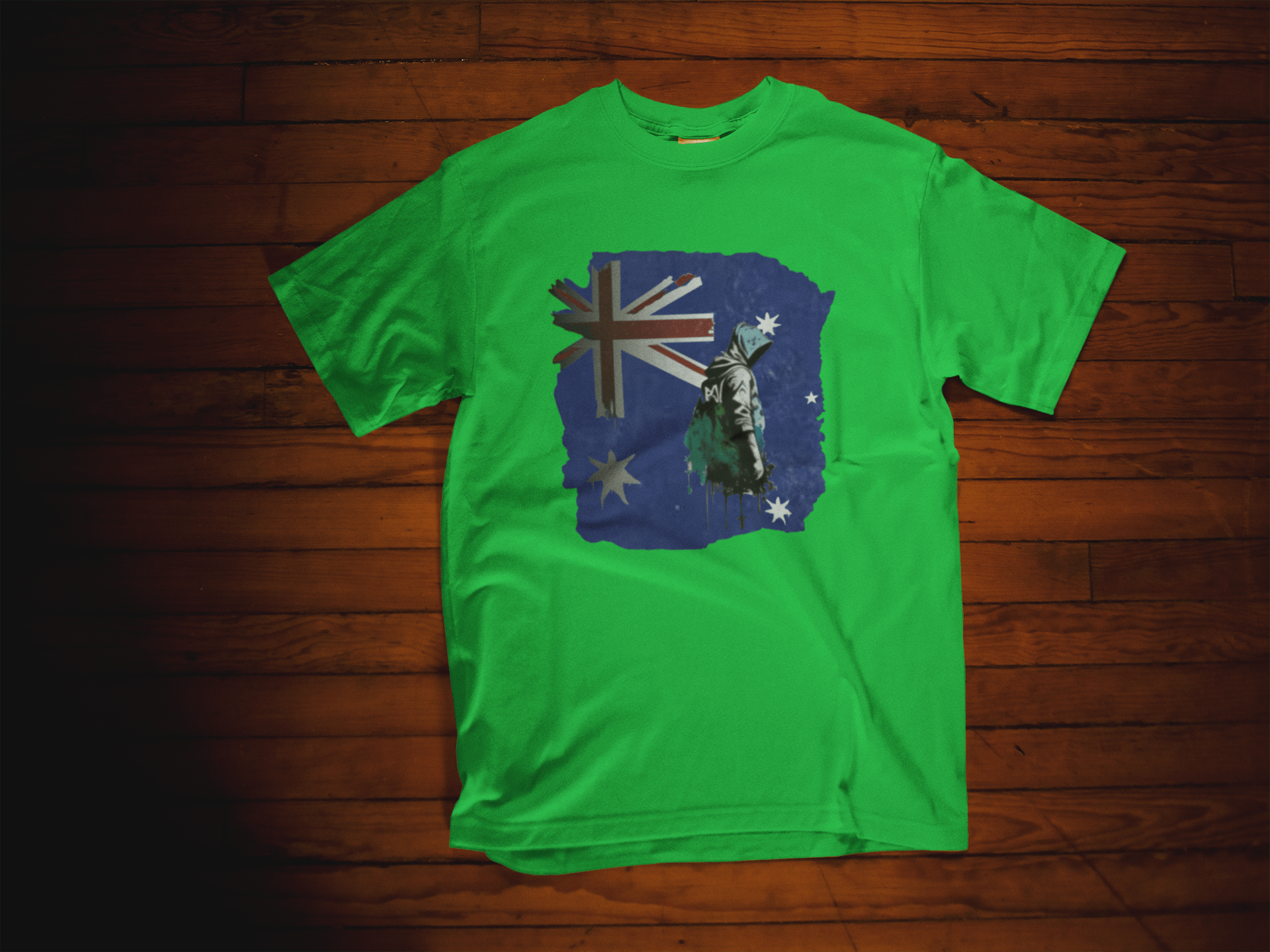 The Aussie Rebel Tee: Banksy-Style Graffiti T-Shirt - That Should Be on a T-Shirt