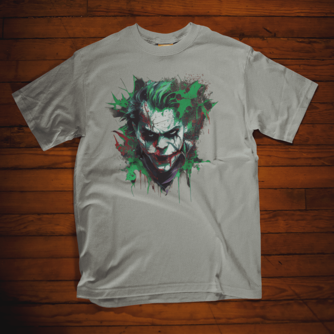 T-shirt featuring the Joker, a villain from Marvel Comic