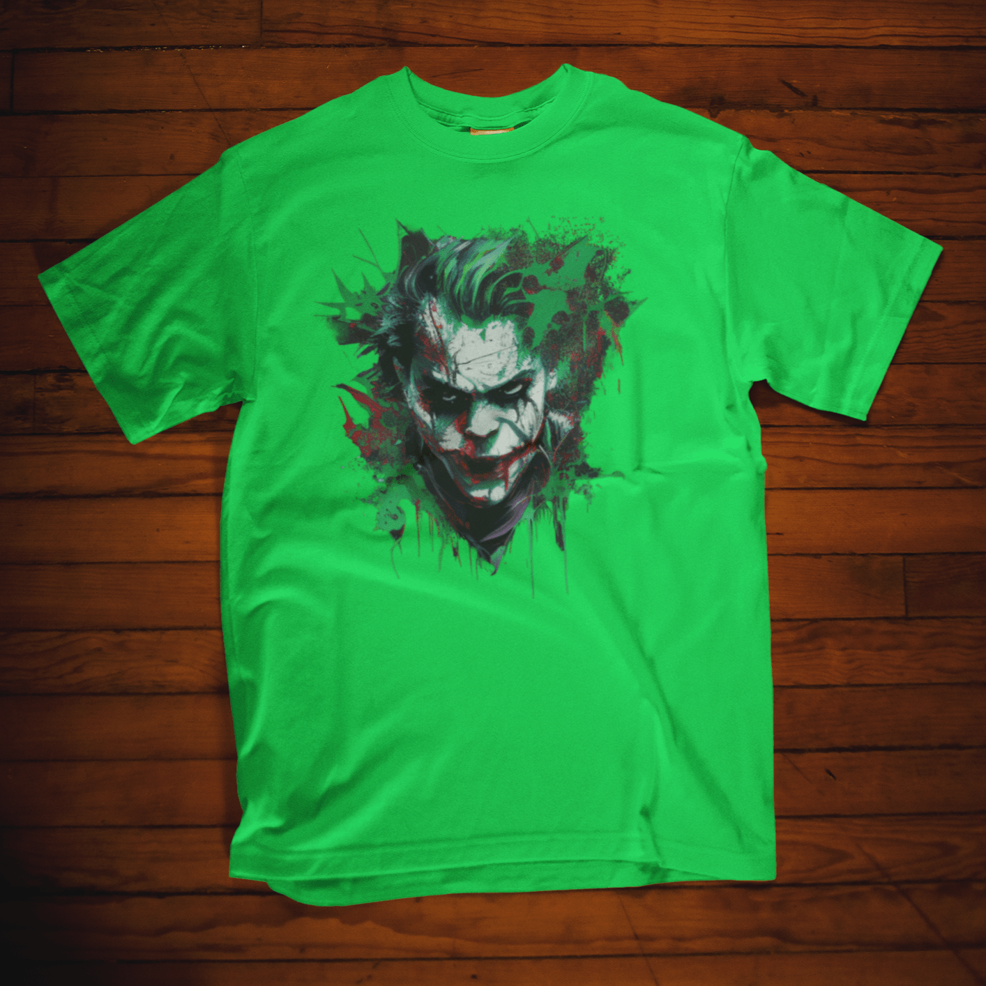 T-shirt featuring the Joker, a villain from Marvel Comic
